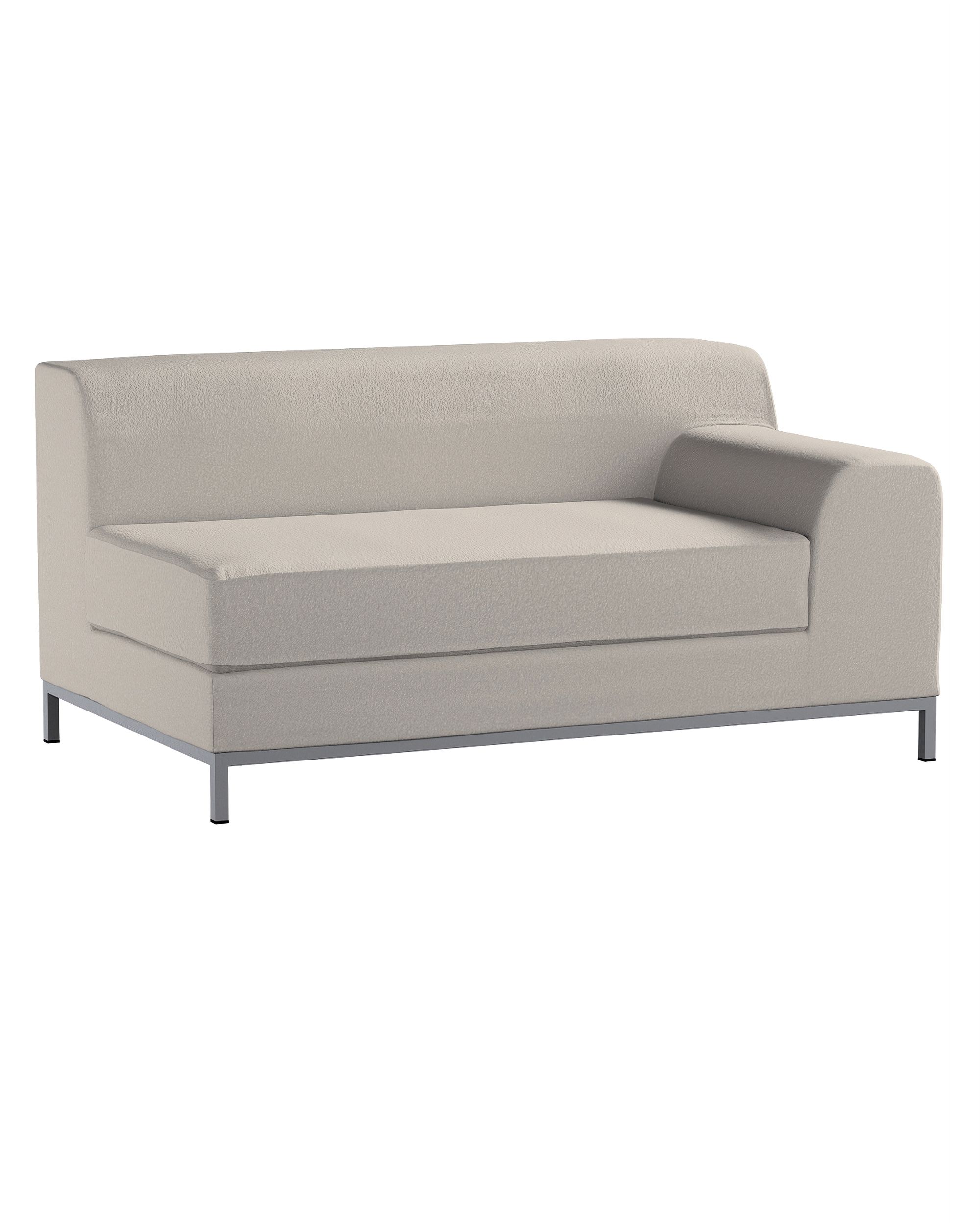 Kramfors 2-Sitzer Sofabezug, Lehne rechts Farbe beige Stoff strukturiert