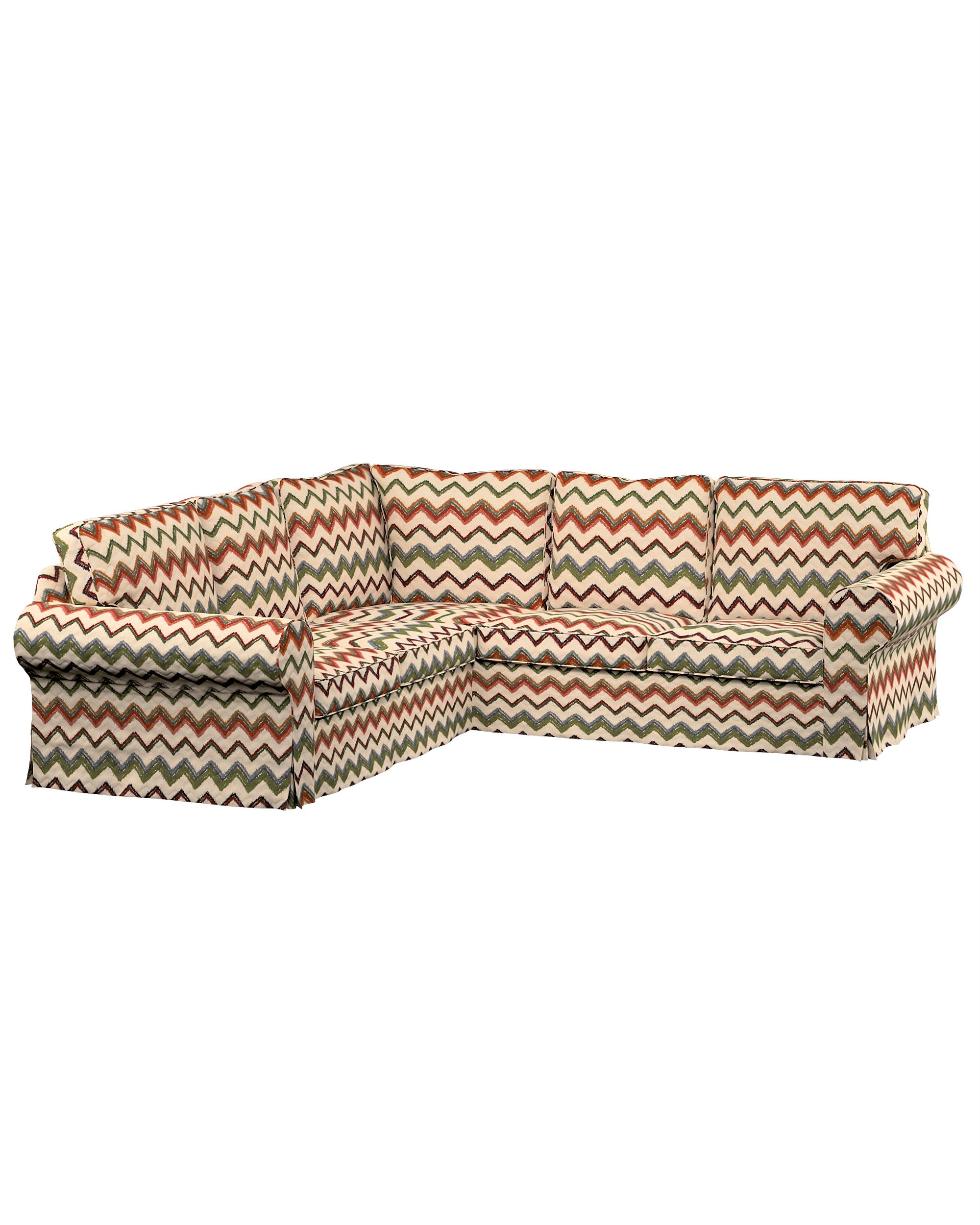 Bezug für Ektorp Ecksofa Farbe bunt Stoff strukturiert, gemustert