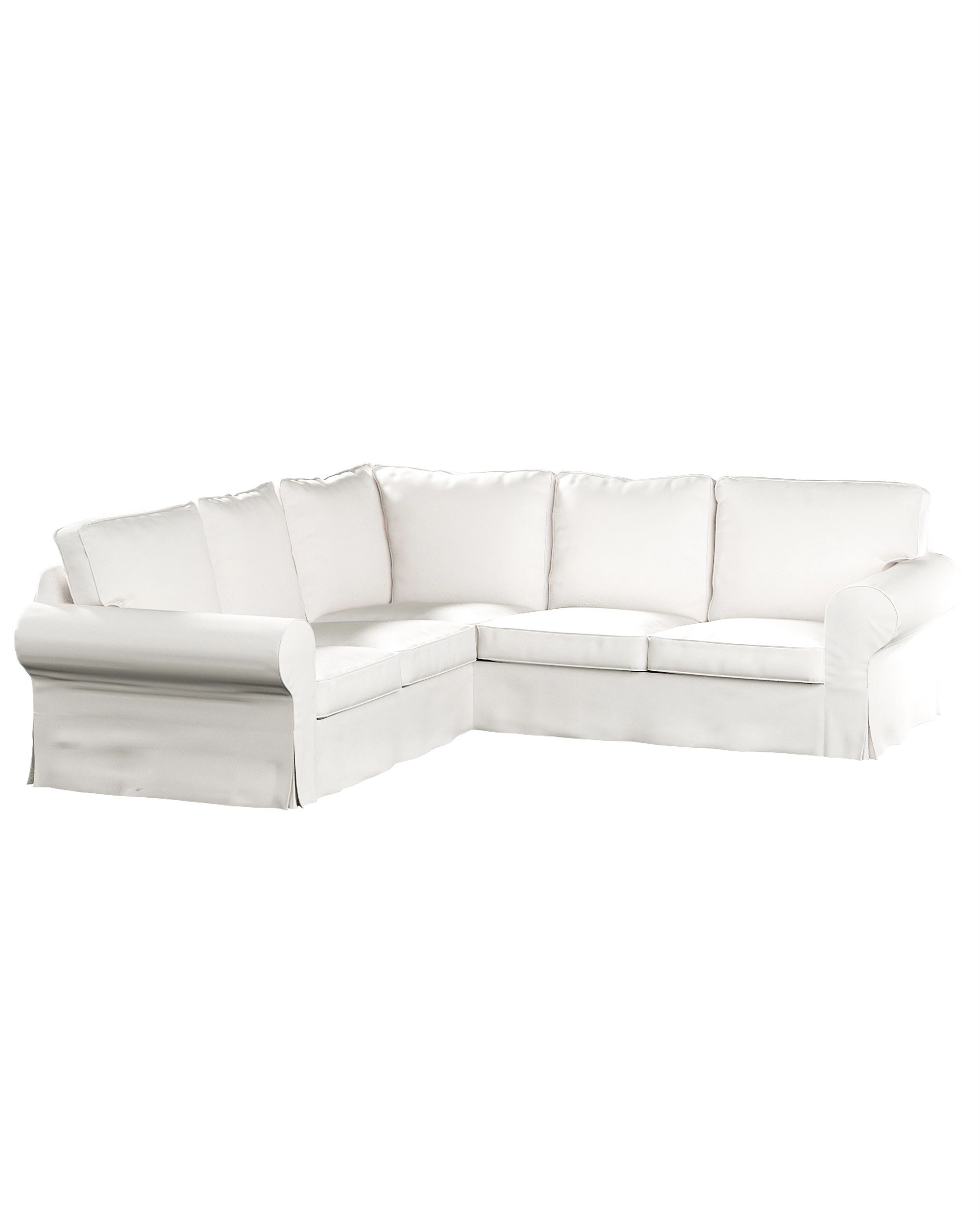 Bezug für Ektorp Ecksofa Farbe weiß