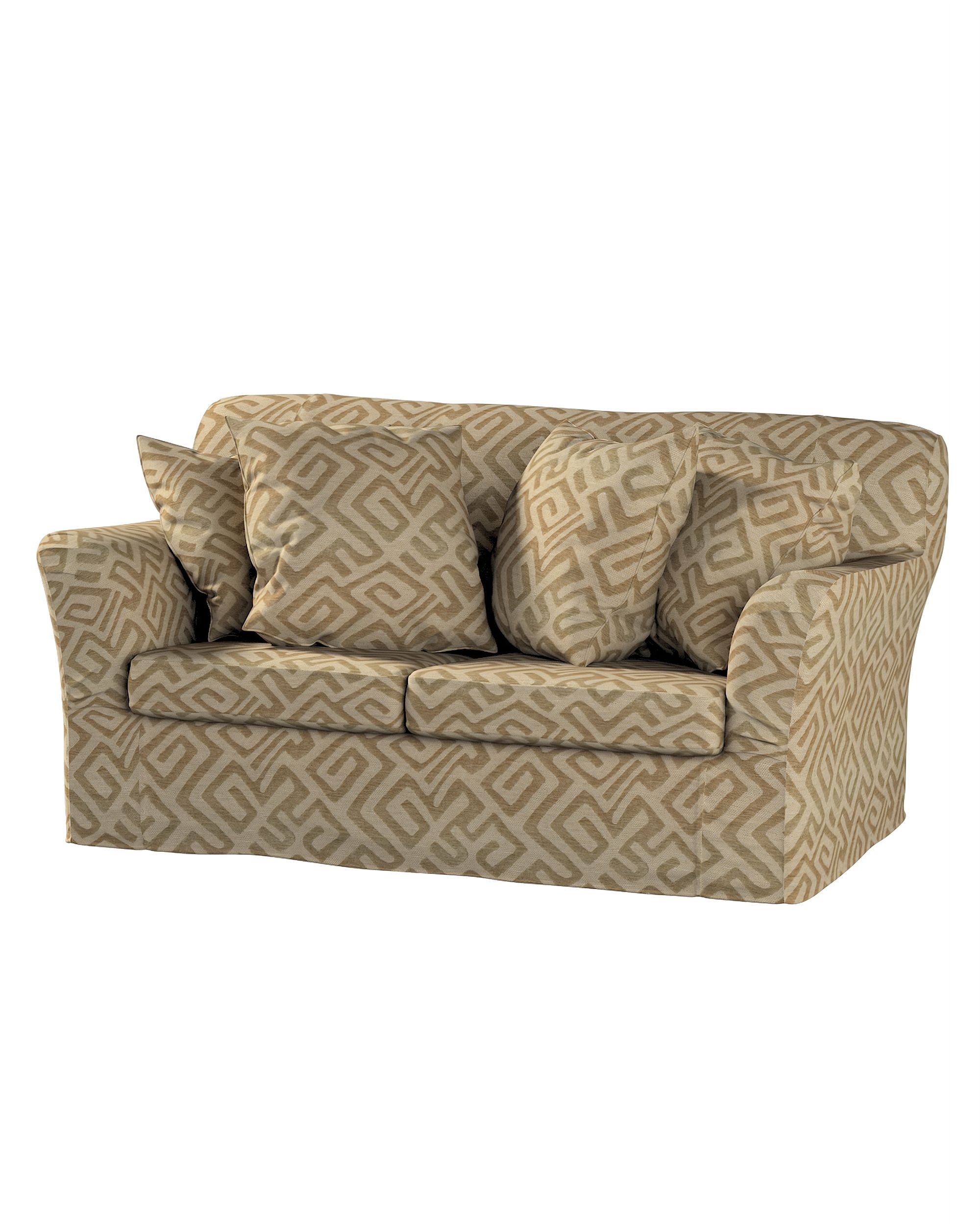 Bezug für Tomelilla 2-Sitzer Sofa nicht ausklappbar Farbe beige Stoff strukturiert, gemustert