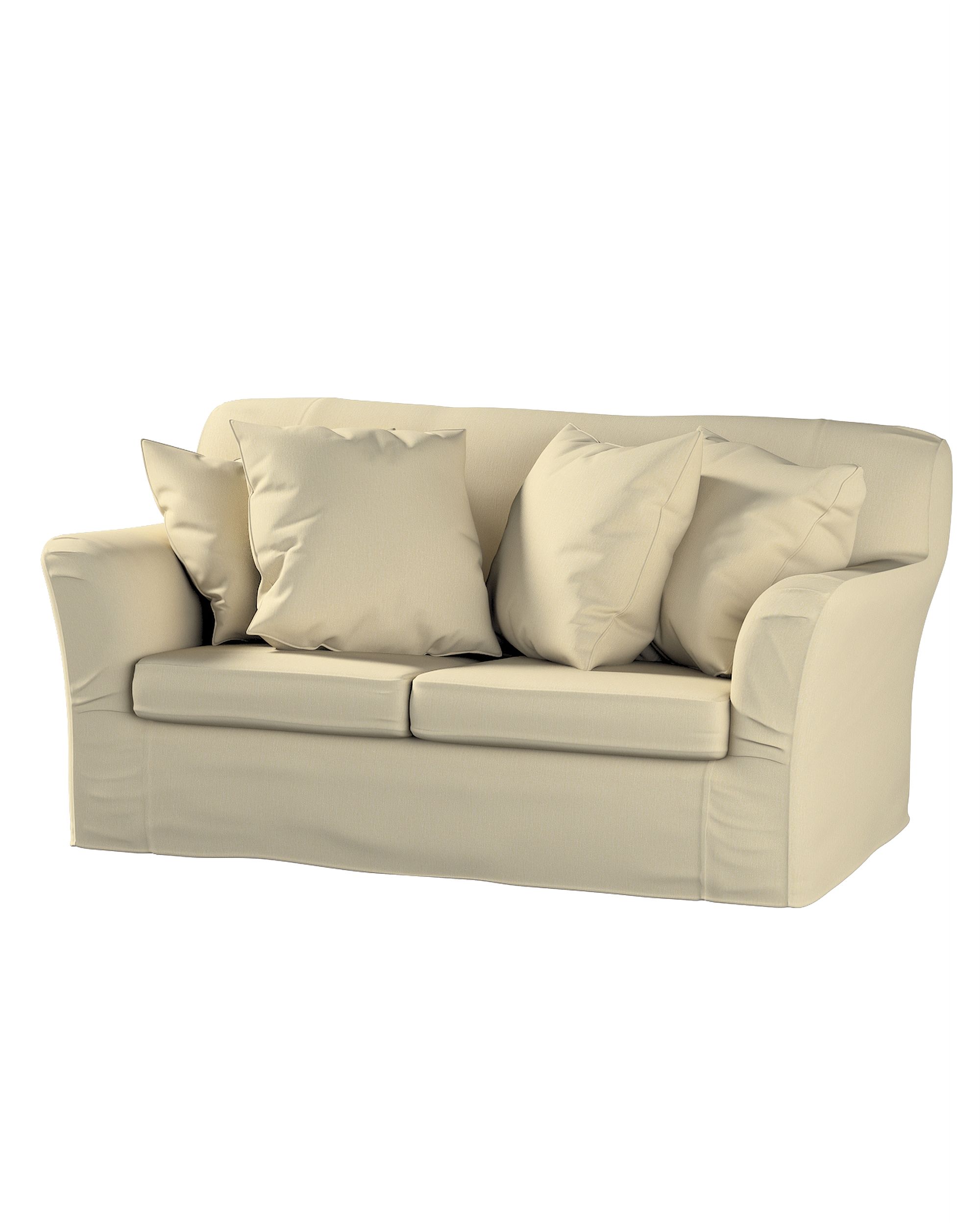 Bezug für Tomelilla 2-Sitzer Sofa nicht ausklappbar Farbe creme Stoff glänzend, strukturiert