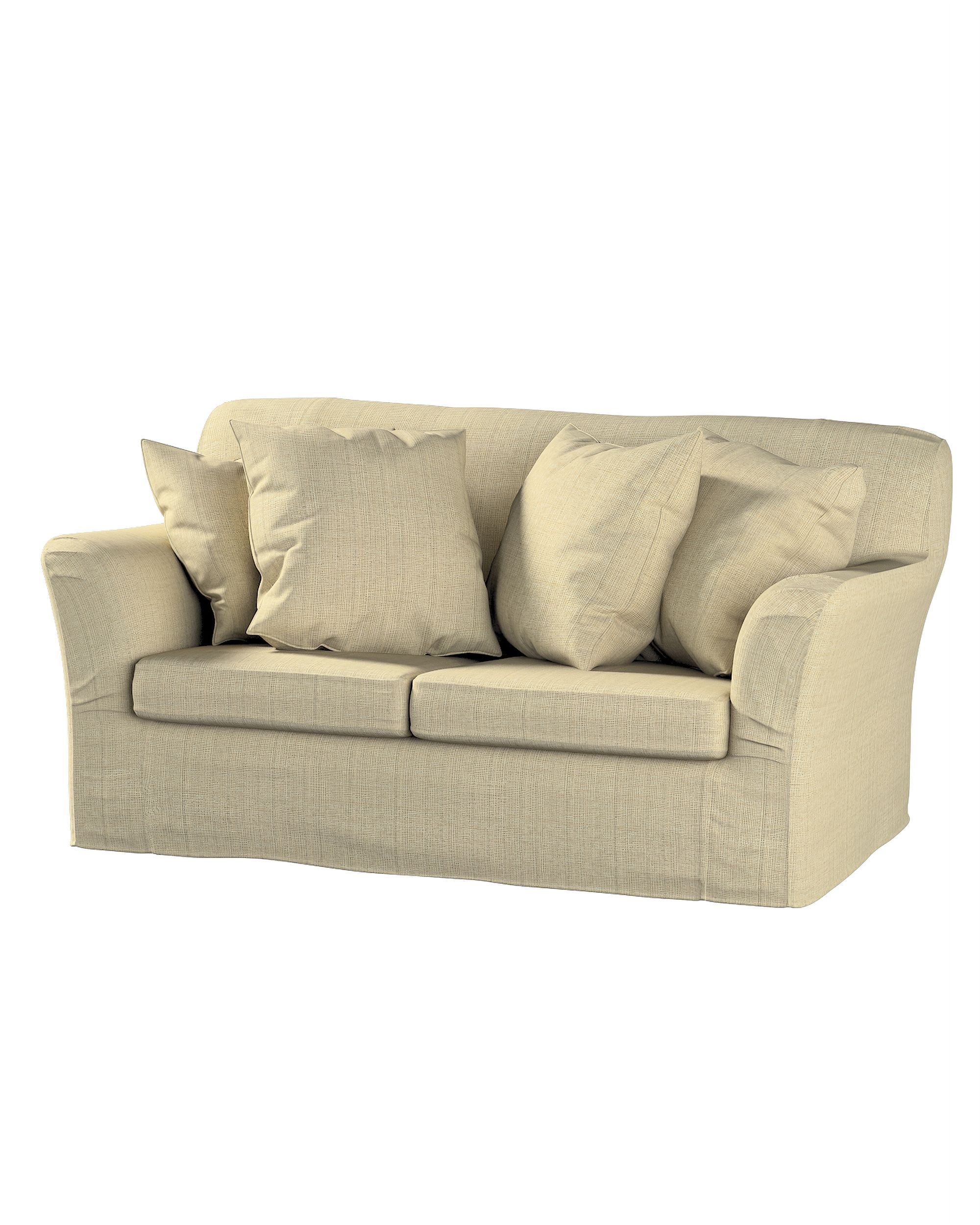 Bezug für Tomelilla 2-Sitzer Sofa nicht ausklappbar Farbe beige Stoff strukturiert