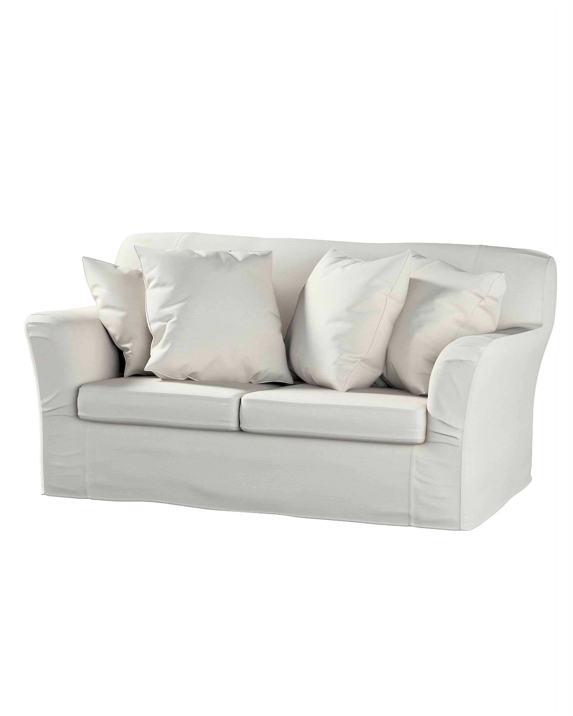 Bezug für Tomelilla 2-Sitzer Sofa nicht ausklappbar Farbe grau Stoff glänzend, strukturiert, samt