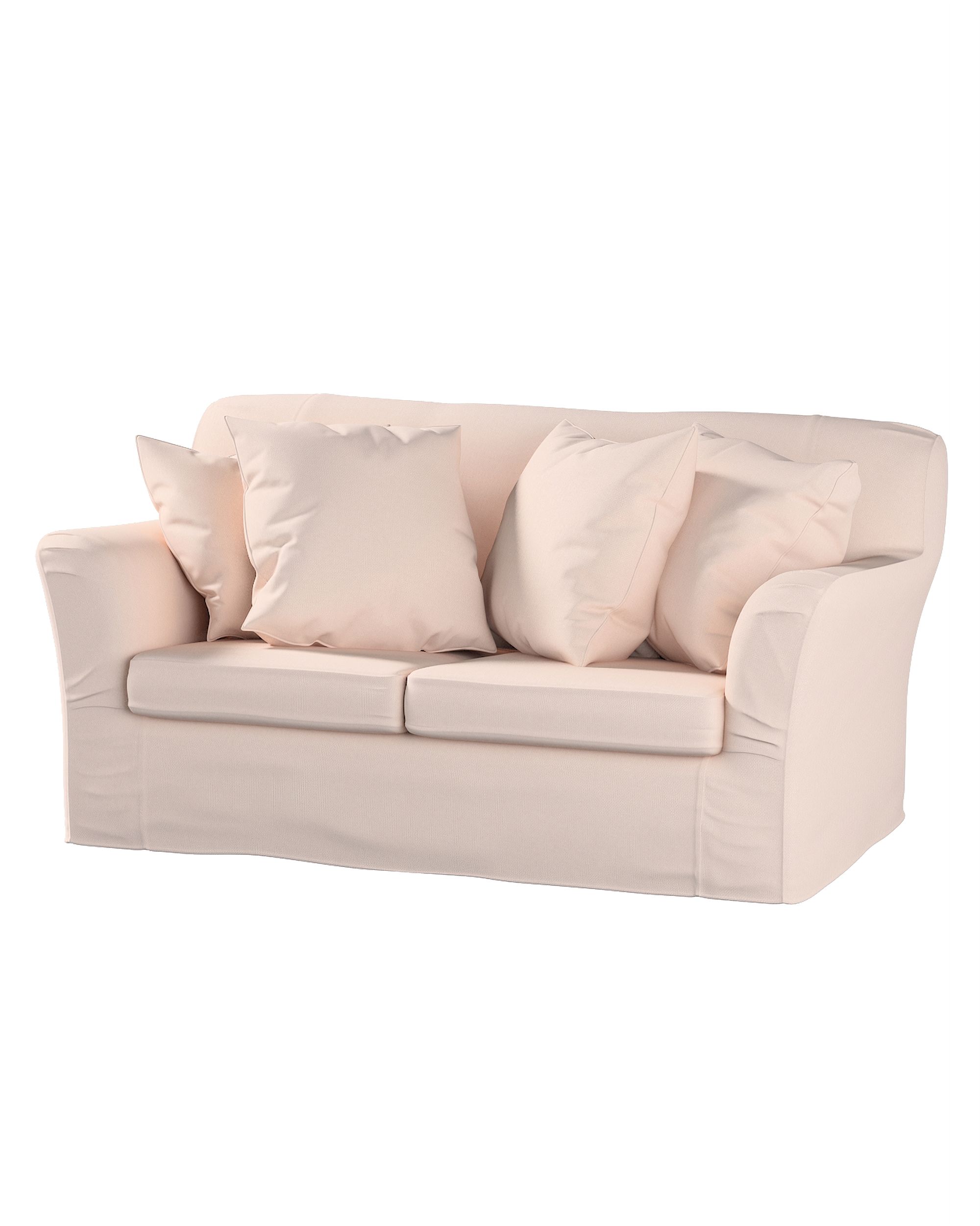 Bezug für Tomelilla 2-Sitzer Sofa nicht ausklappbar Farbe rosa Stoff strukturiert