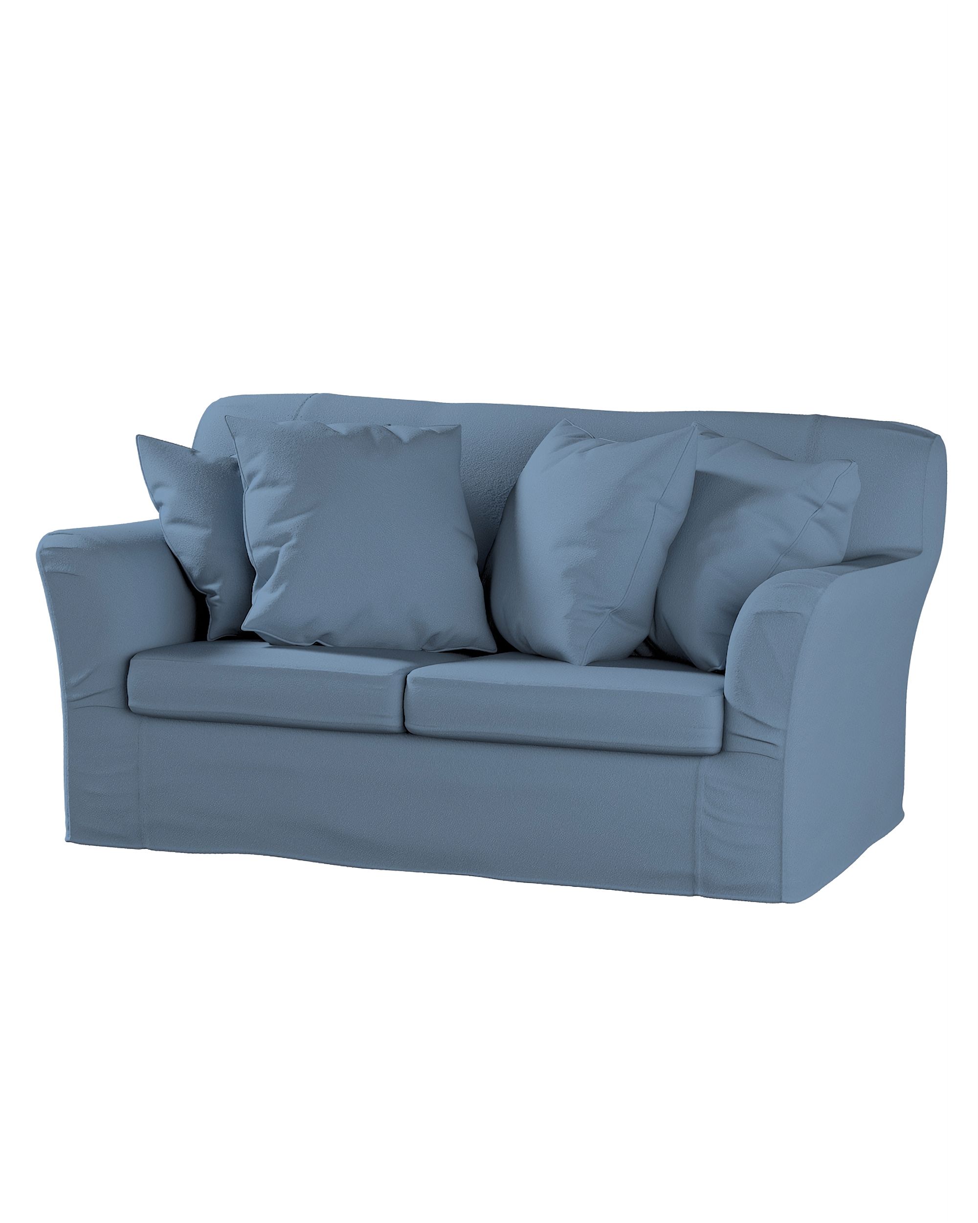 Bezug für Tomelilla 2-Sitzer Sofa nicht ausklappbar Farbe blau Stoff strukturiert