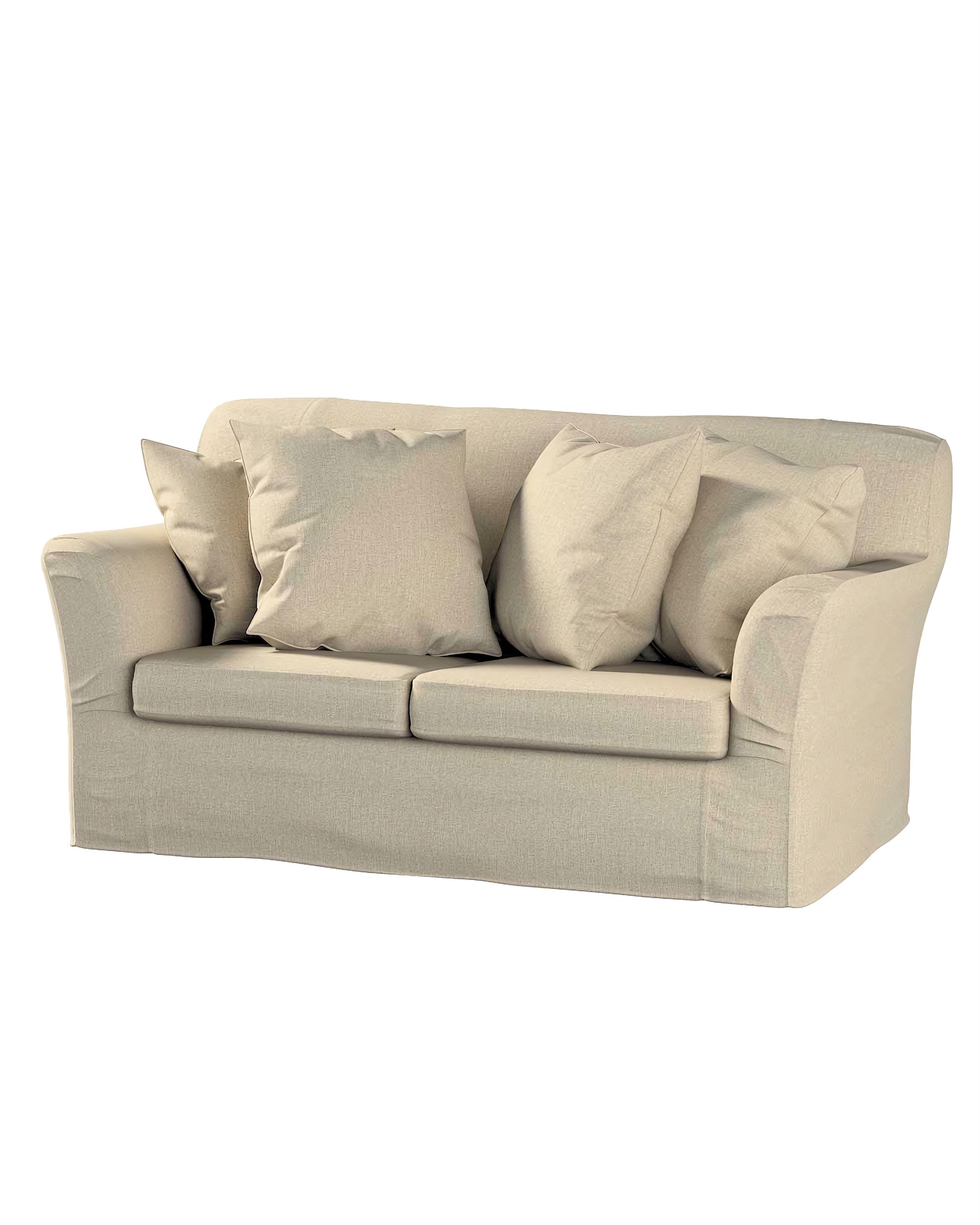 Bezug für Tomelilla 2-Sitzer Sofa nicht ausklappbar Farbe beige Stoff strukturiert