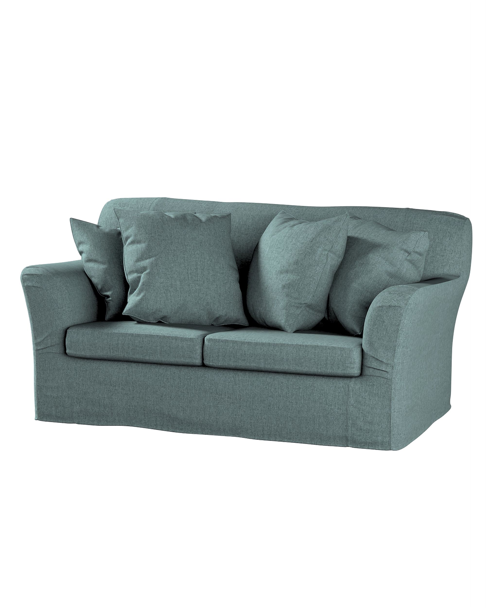 Bezug für Tomelilla 2-Sitzer Sofa nicht ausklappbar Farbe blau Stoff strukturiert