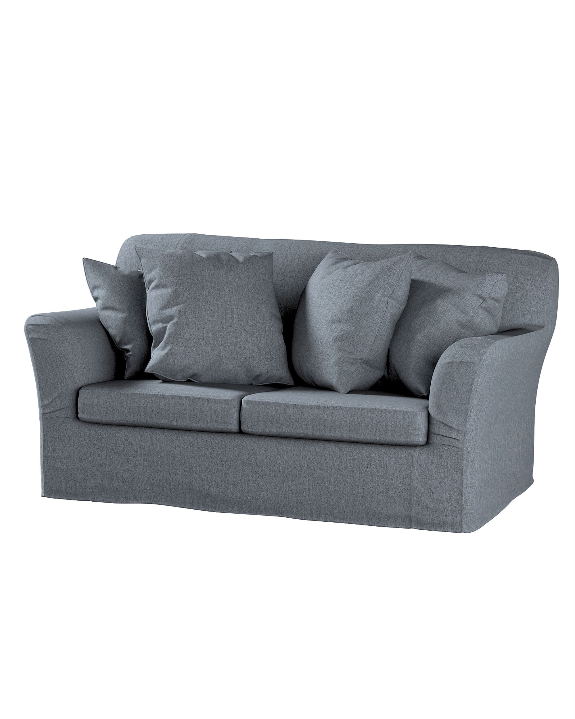 Bezug für Tomelilla 2-Sitzer Sofa nicht ausklappbar Farbe grau Stoff strukturiert