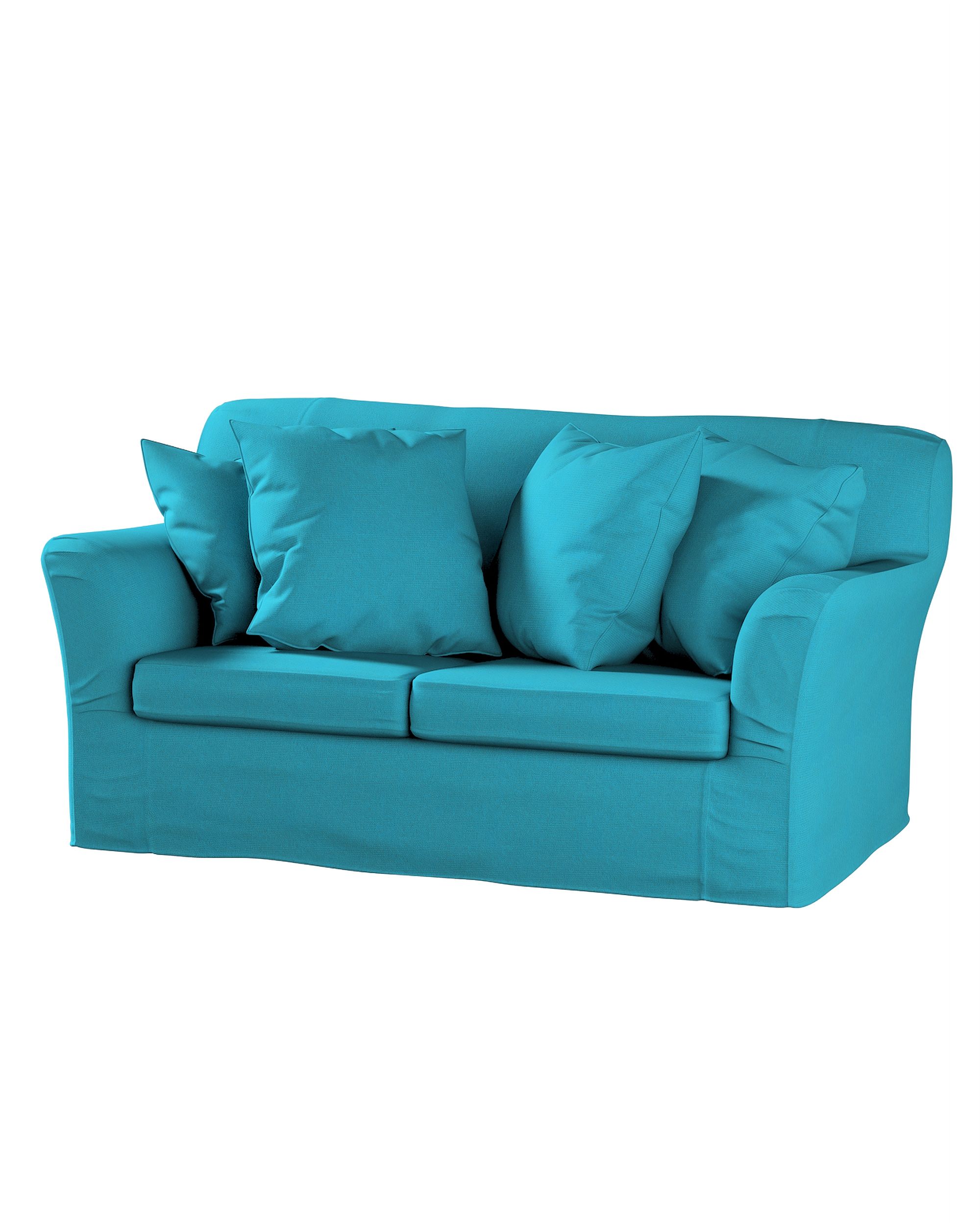 Bezug für Tomelilla 2-Sitzer Sofa nicht ausklappbar Farbe blau Stoff strukturiert