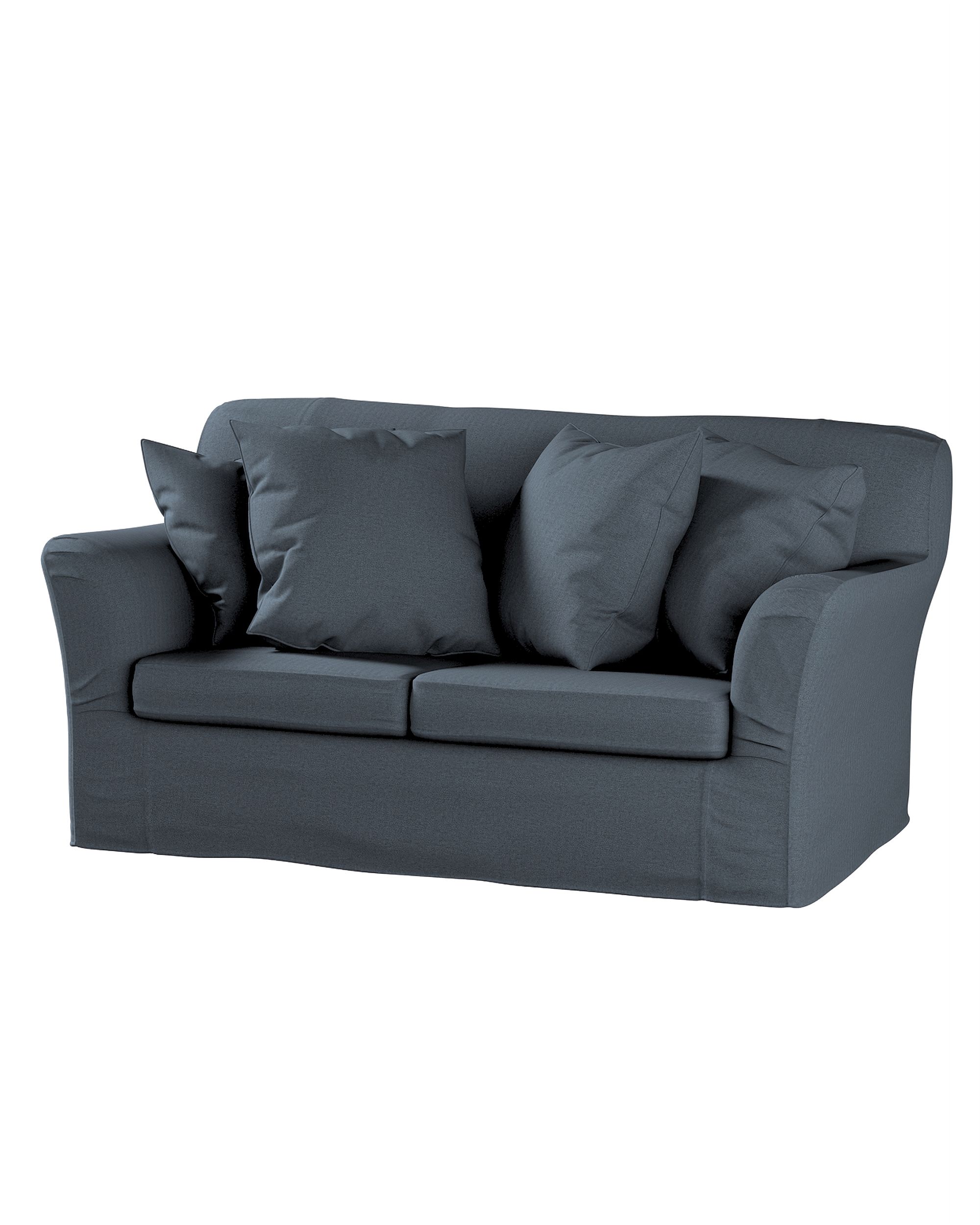 Bezug für Tomelilla 2-Sitzer Sofa nicht ausklappbar Farbe blau Stoff strukturiert