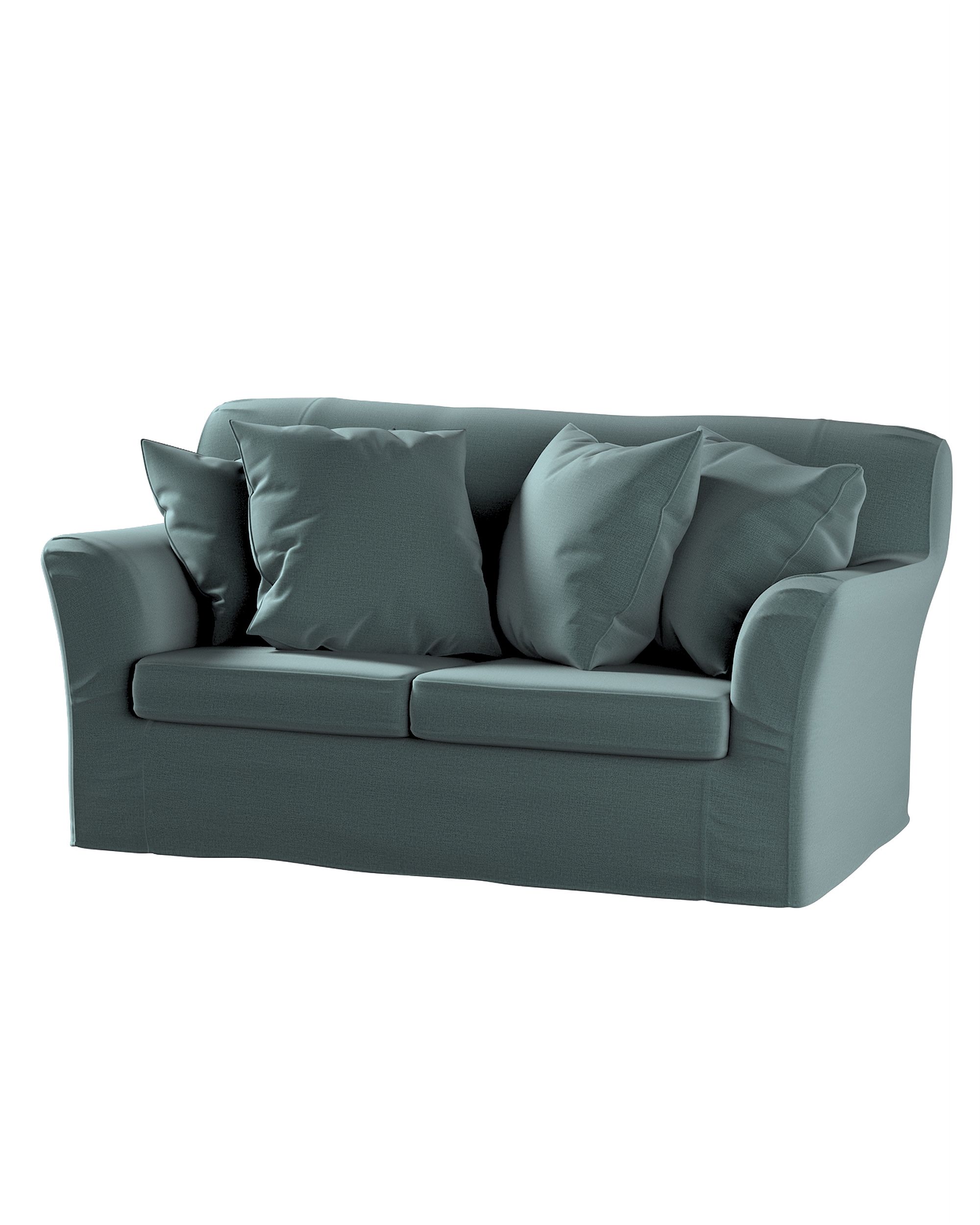 Bezug für Tomelilla 2-Sitzer Sofa nicht ausklappbar Farbe grün Stoff samt