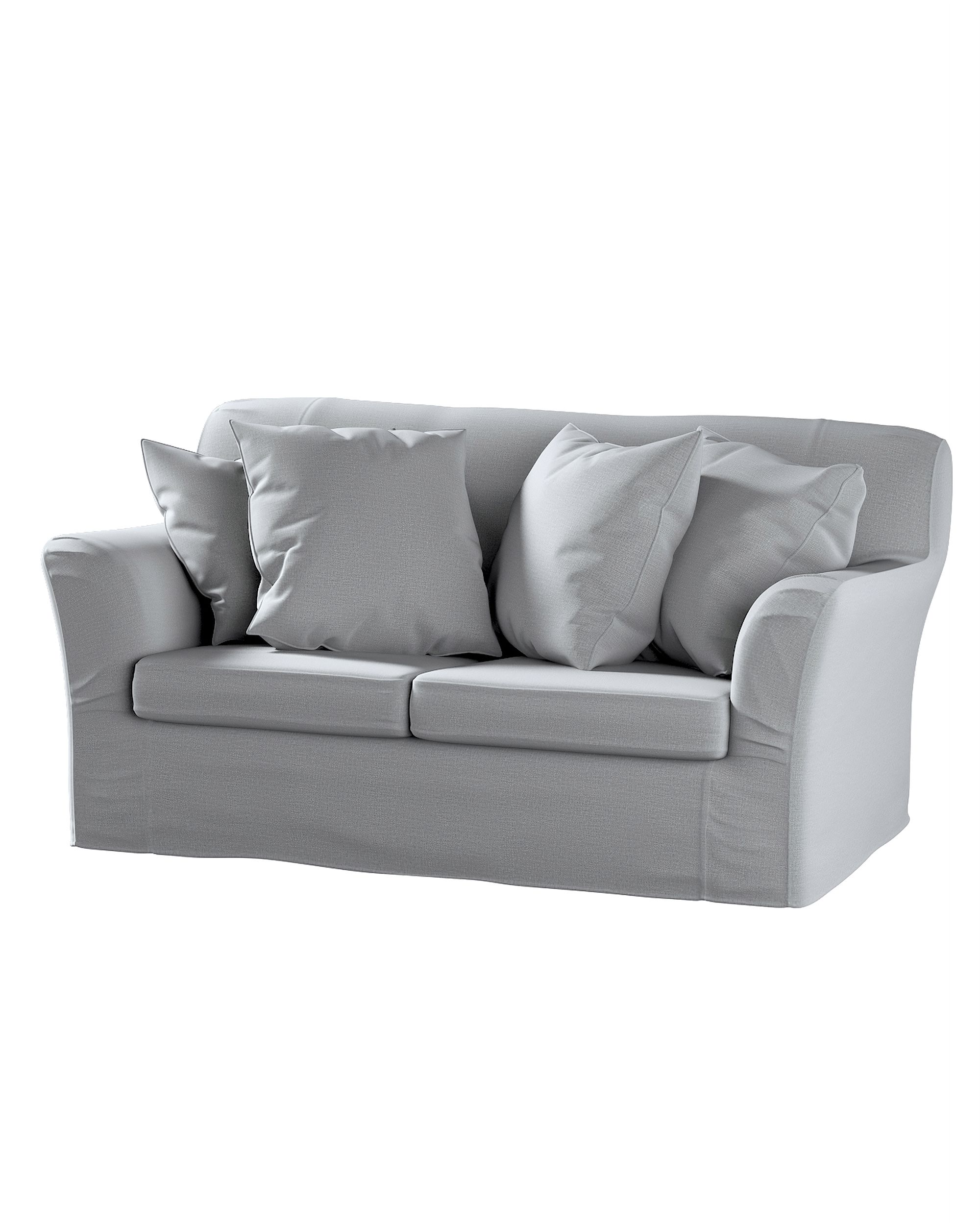 Bezug für Tomelilla 2-Sitzer Sofa nicht ausklappbar Farbe grau Stoff samt