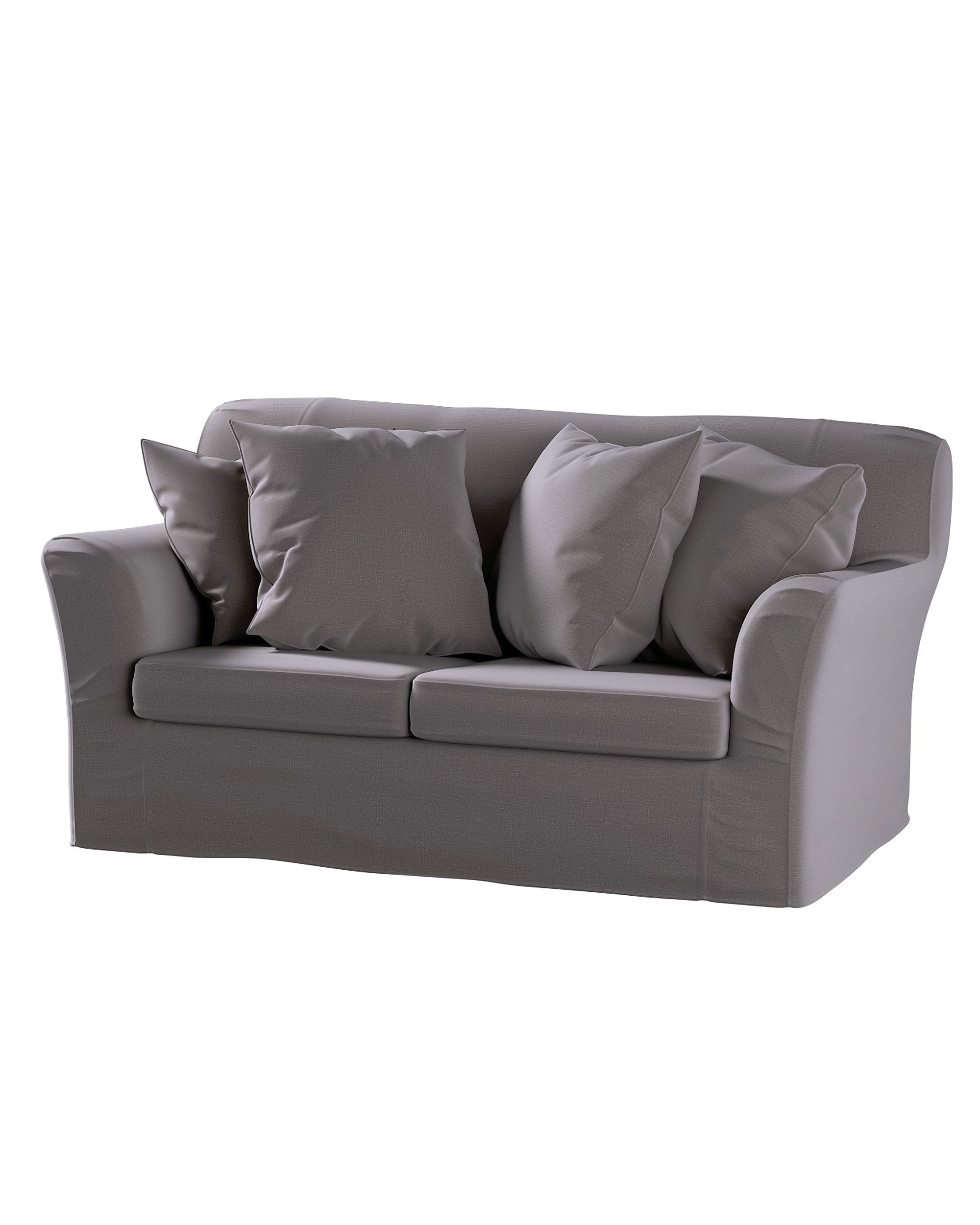 Bezug für Tomelilla 2-Sitzer Sofa nicht ausklappbar Farbe braun Stoff samt