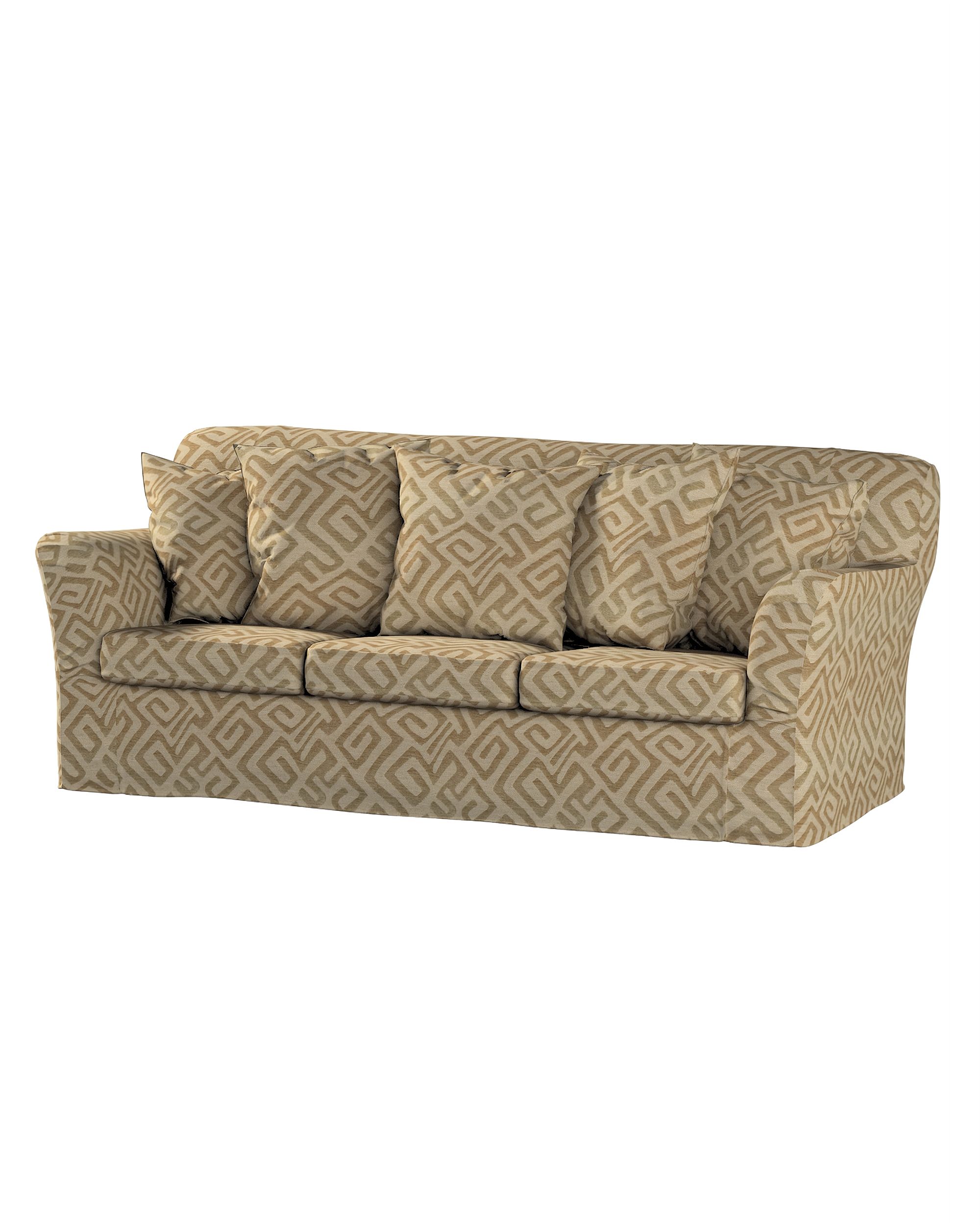 Bezug für Tomelilla 3-Sitzer Sofa nicht ausklappbar Farbe beige Stoff strukturiert, gemustert