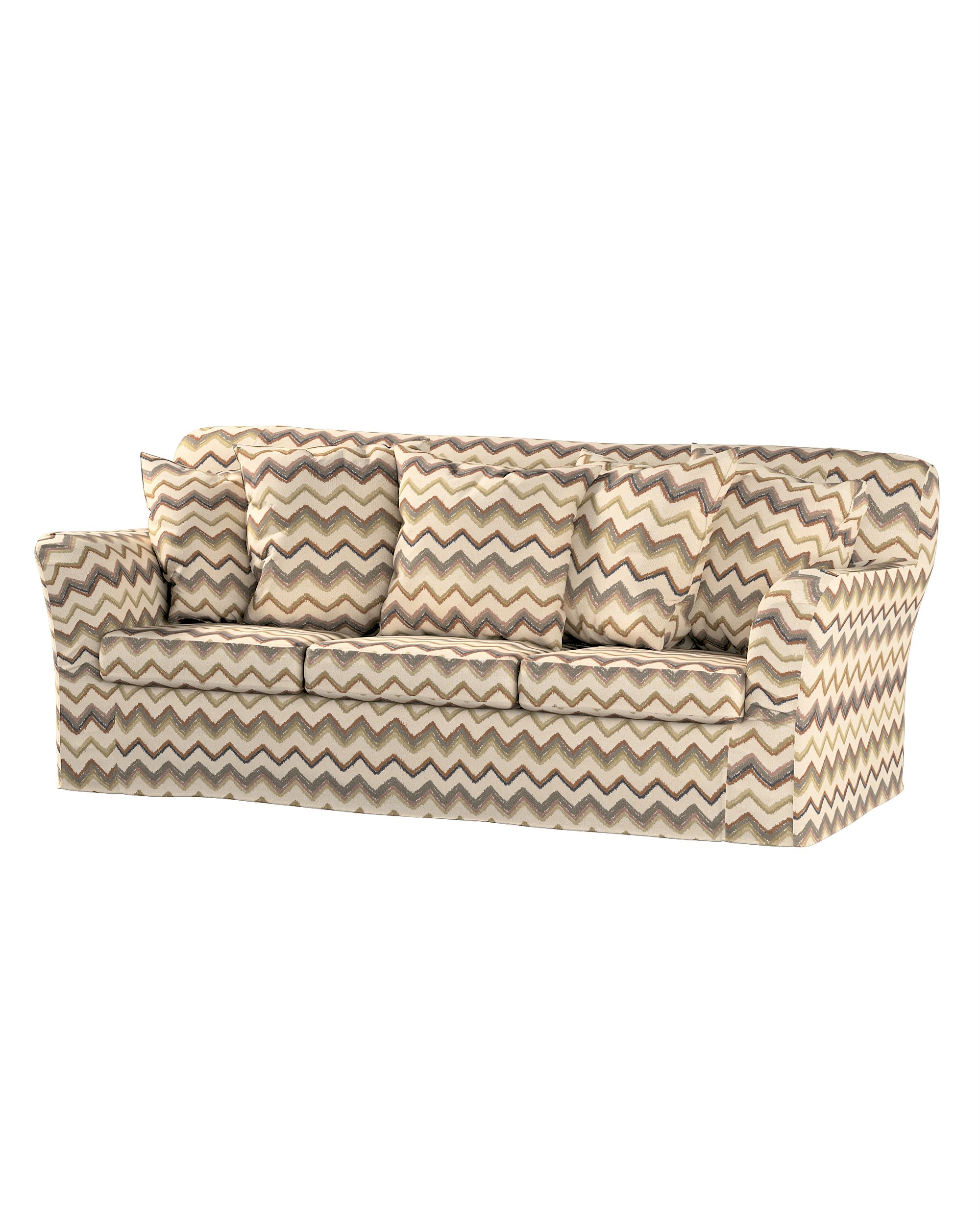 Bezug für Tomelilla 3-Sitzer Sofa nicht ausklappbar Farbe beige Stoff strukturiert, gemustert