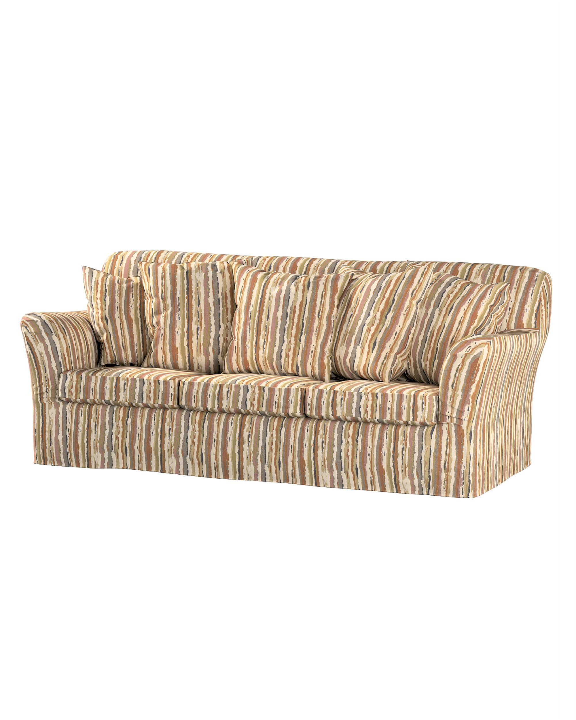 Bezug für Tomelilla 3-Sitzer Sofa nicht ausklappbar Farbe beige Stoff strukturiert, gemustert
