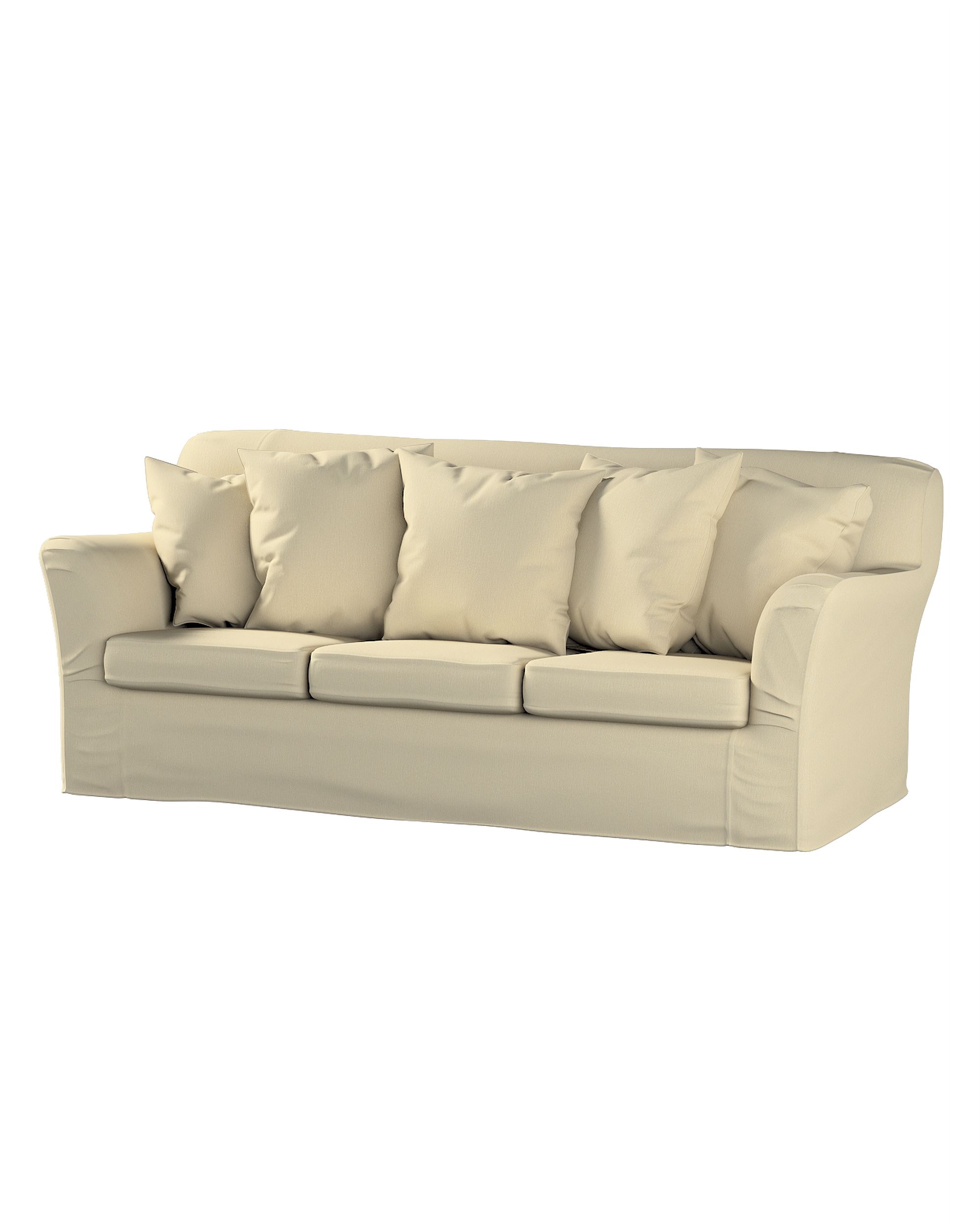 Bezug für Tomelilla 3-Sitzer Sofa nicht ausklappbar Farbe creme Stoff glänzend, strukturiert