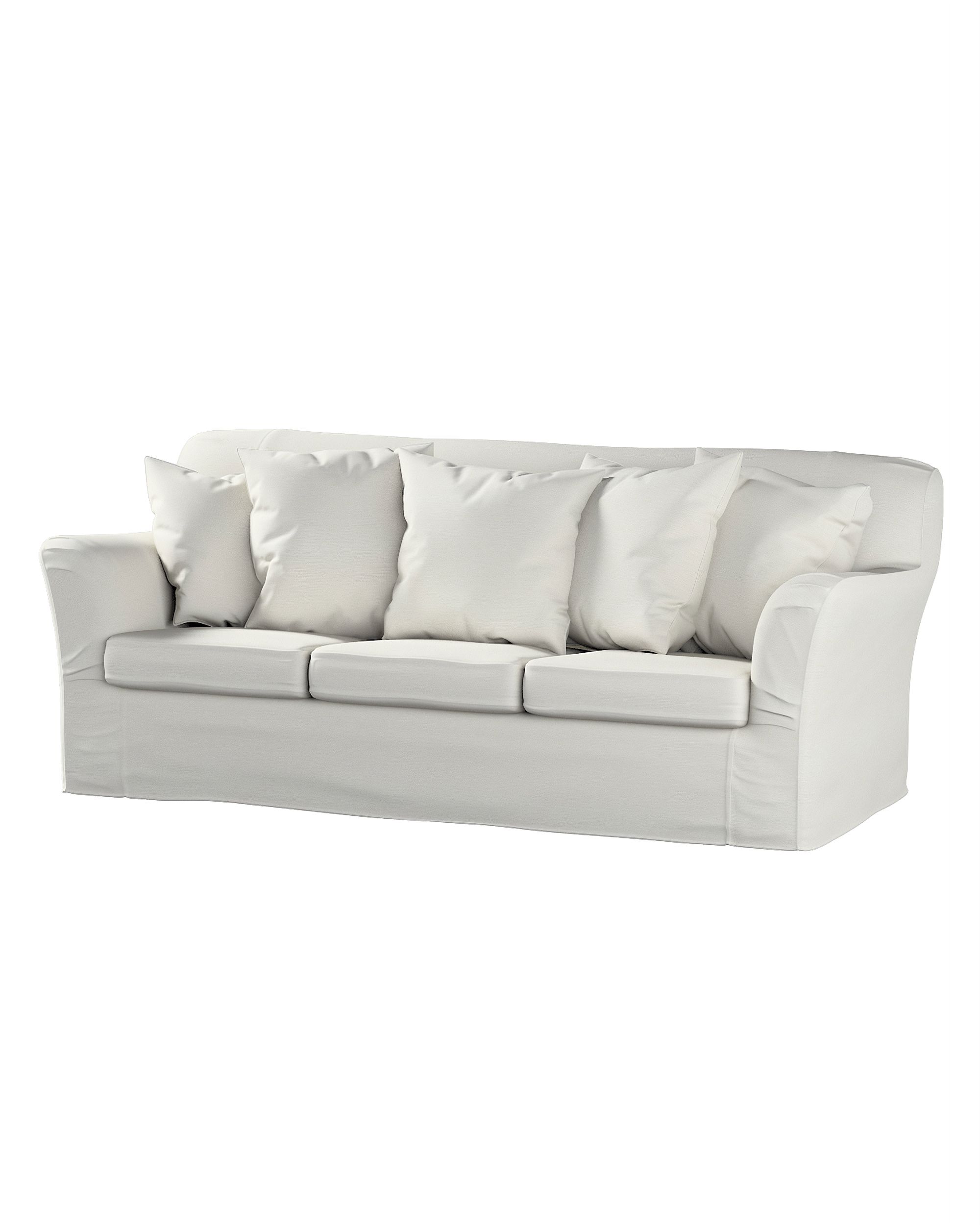 Bezug für Tomelilla 3-Sitzer Sofa nicht ausklappbar Farbe grau Stoff glänzend, strukturiert, samt