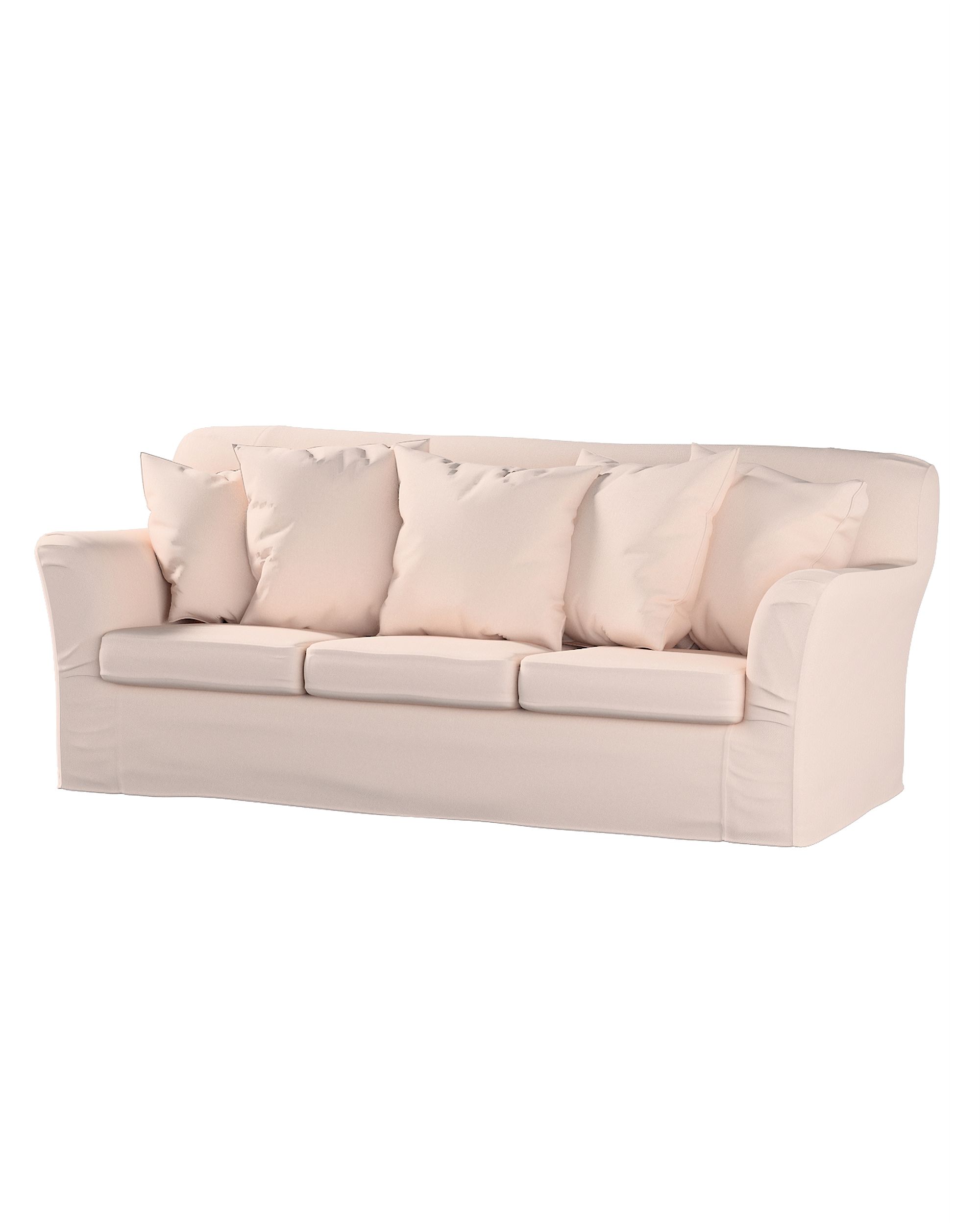 Bezug für Tomelilla 3-Sitzer Sofa nicht ausklappbar Farbe rosa Stoff strukturiert