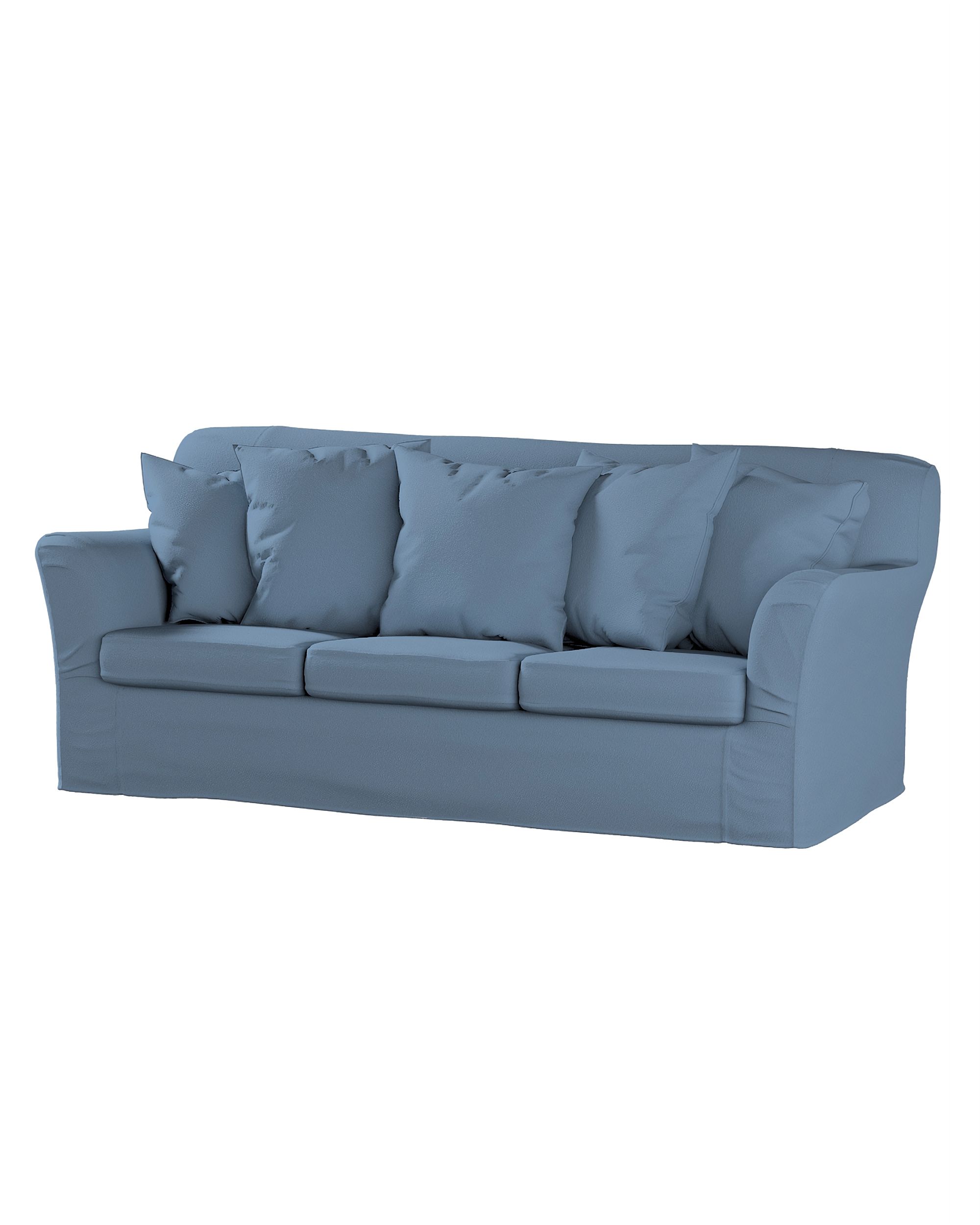 Bezug für Tomelilla 3-Sitzer Sofa nicht ausklappbar Farbe blau Stoff strukturiert