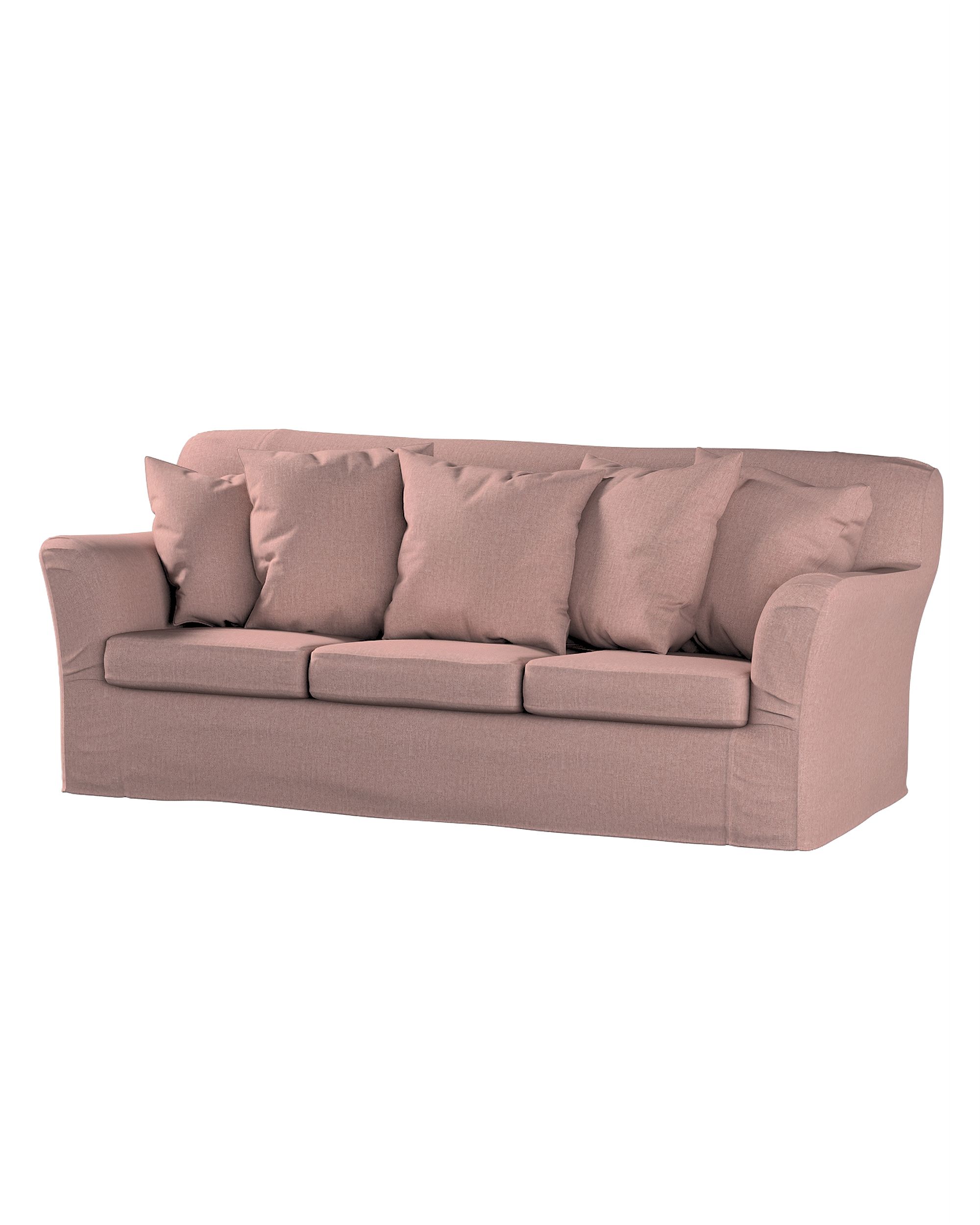 Bezug für Tomelilla 3-Sitzer Sofa nicht ausklappbar Farbe rosa Stoff strukturiert