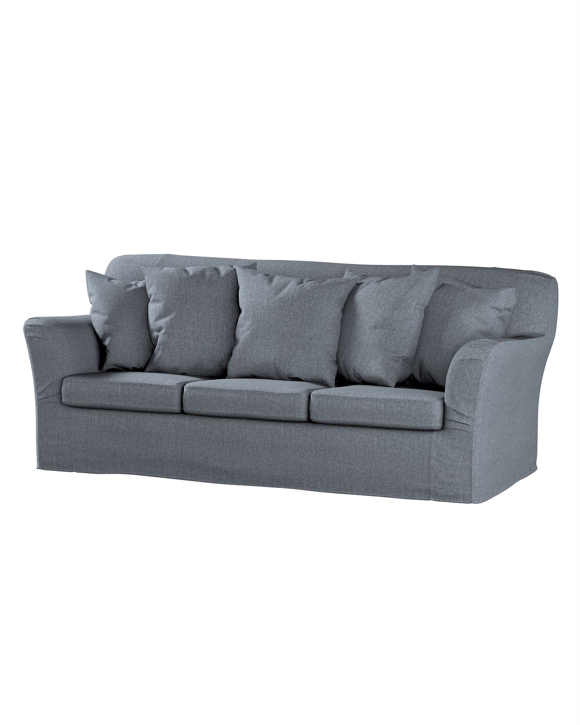 Bezug für Tomelilla 3-Sitzer Sofa nicht ausklappbar Farbe grau Stoff strukturiert