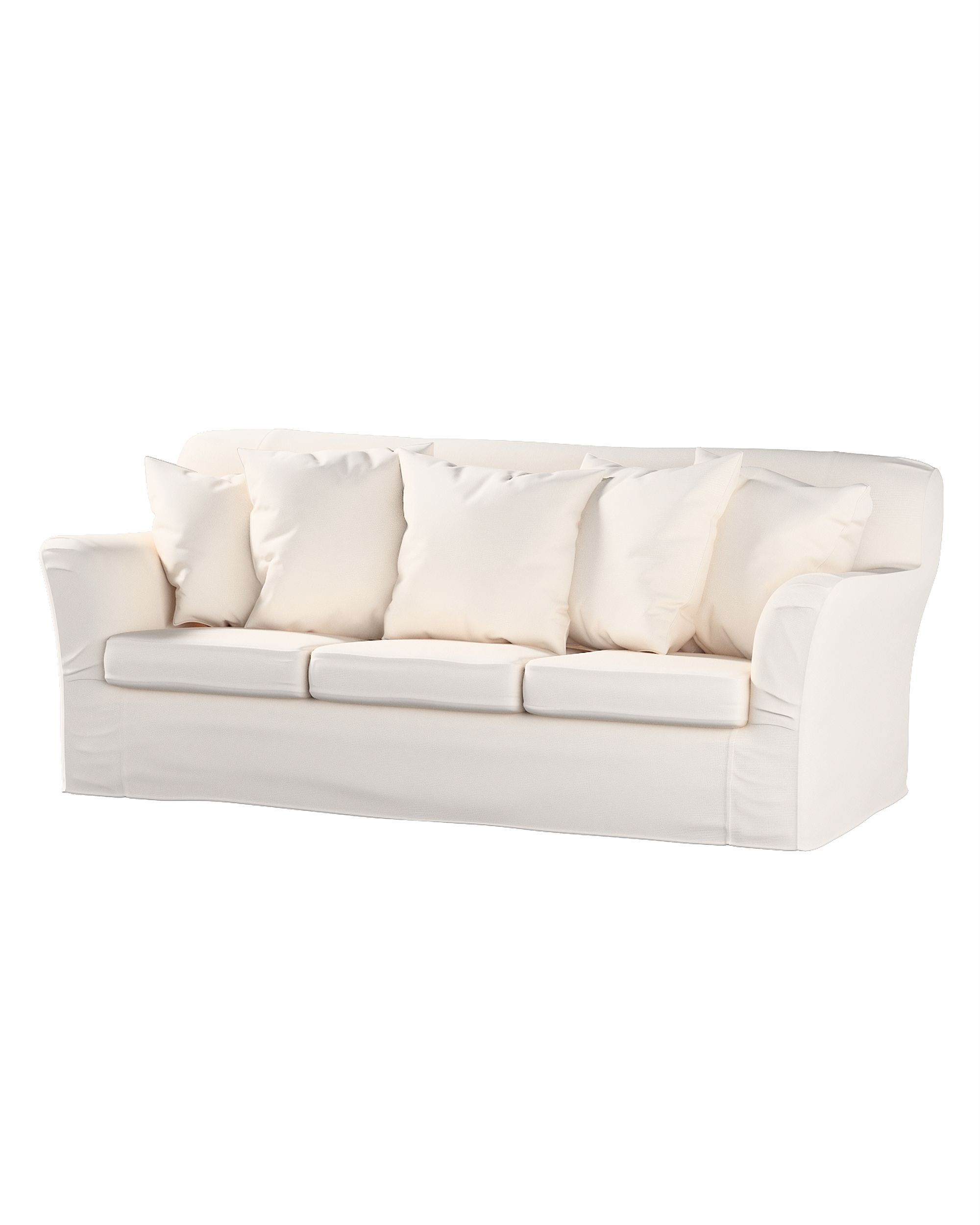 Bezug für Tomelilla 3-Sitzer Sofa nicht ausklappbar Farbe beige Stoff strukturiert