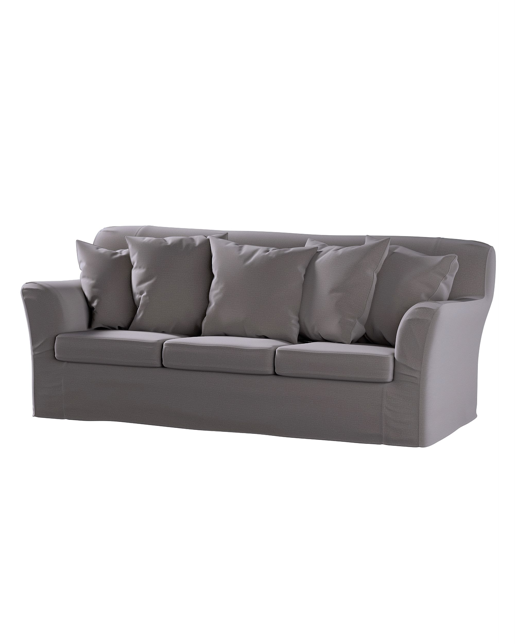 Bezug für Tomelilla 3-Sitzer Sofa nicht ausklappbar Farbe braun Stoff samt