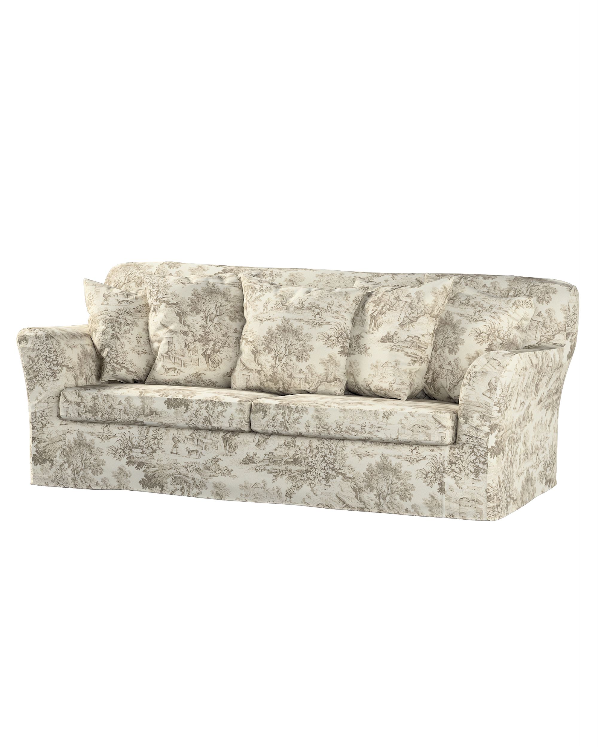 Bezug für Tomelilla Schlafsofa Farbe braun Stoff gemustert