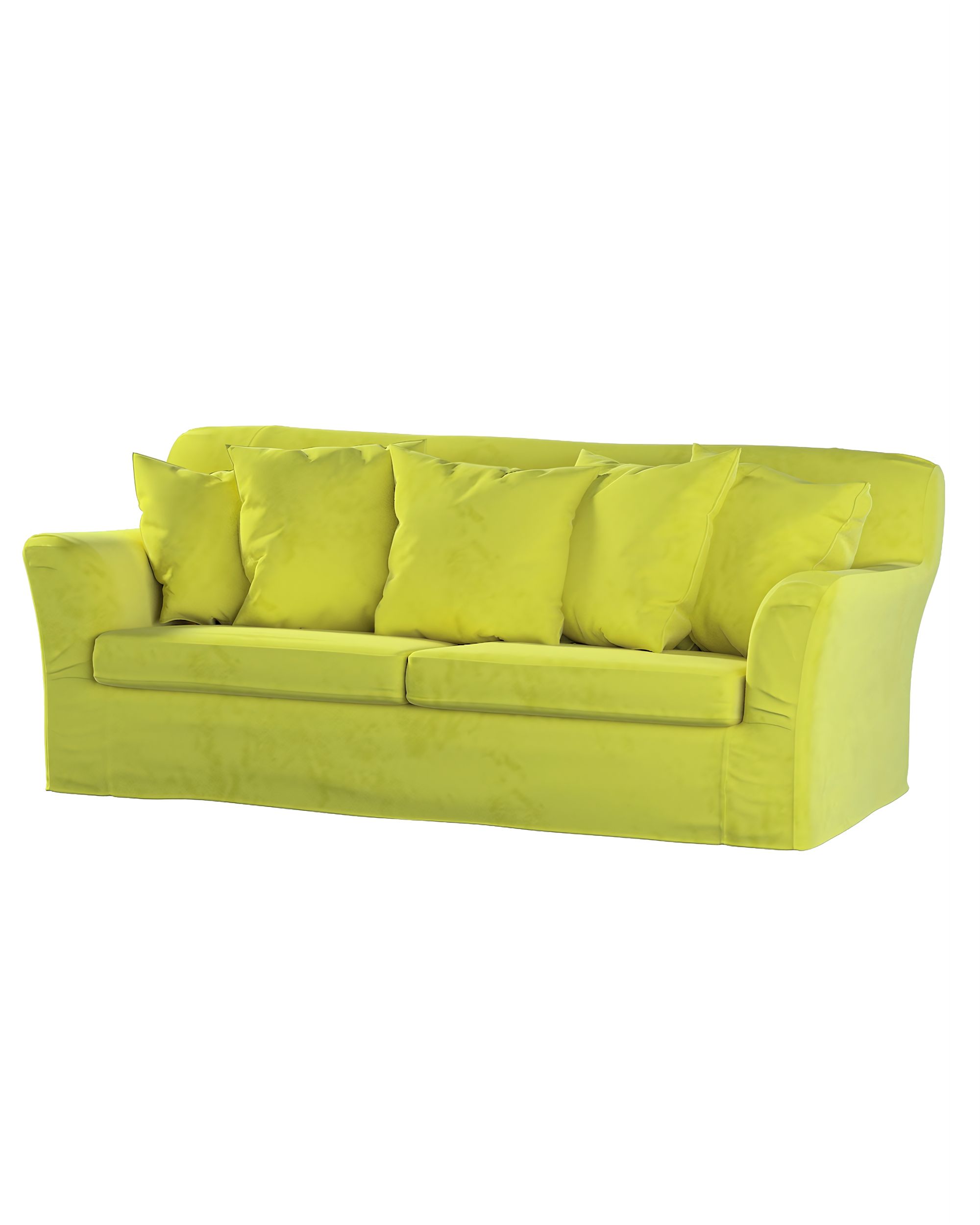 Bezug für Tomelilla Schlafsofa Farbe grün Stoff glänzend, samt