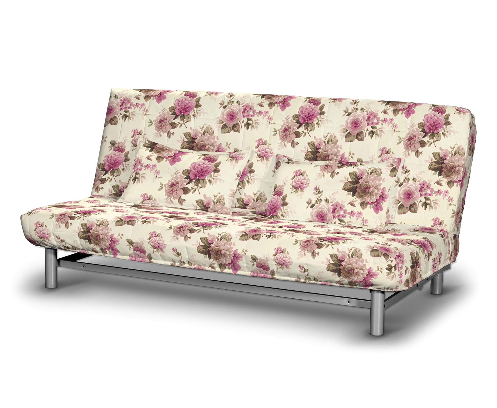 Bezug für Beddinge Sofa, kurz Farbe bunt Stoff gemustert