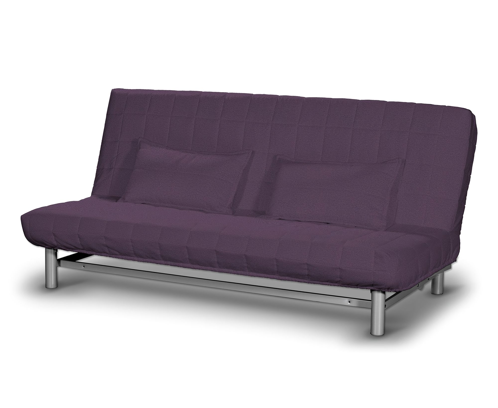 Bezug für Beddinge Sofa, kurz Farbe violett Stoff strukturiert