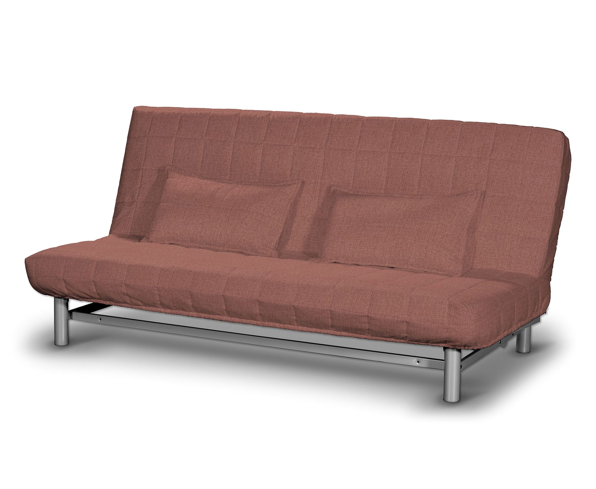 Bezug für Beddinge Sofa, kurz Farbe braun Stoff strukturiert
