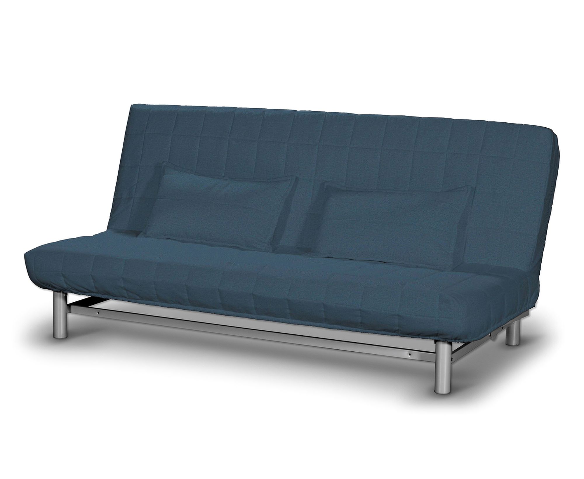 Bezug für Beddinge Sofa, kurz Farbe blau Stoff strukturiert