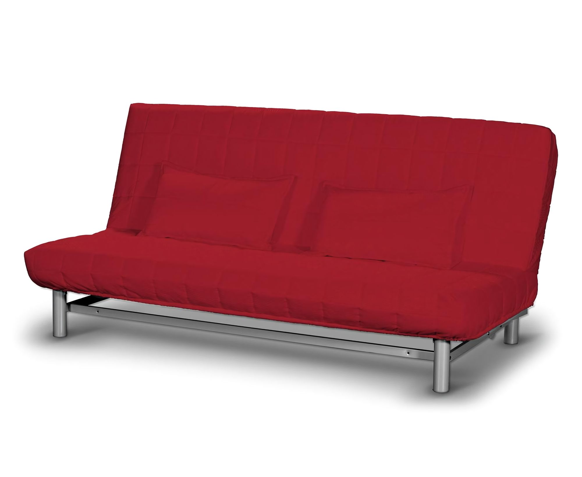 Bezug für Beddinge Sofa, kurz Farbe rot Stoff strukturiert