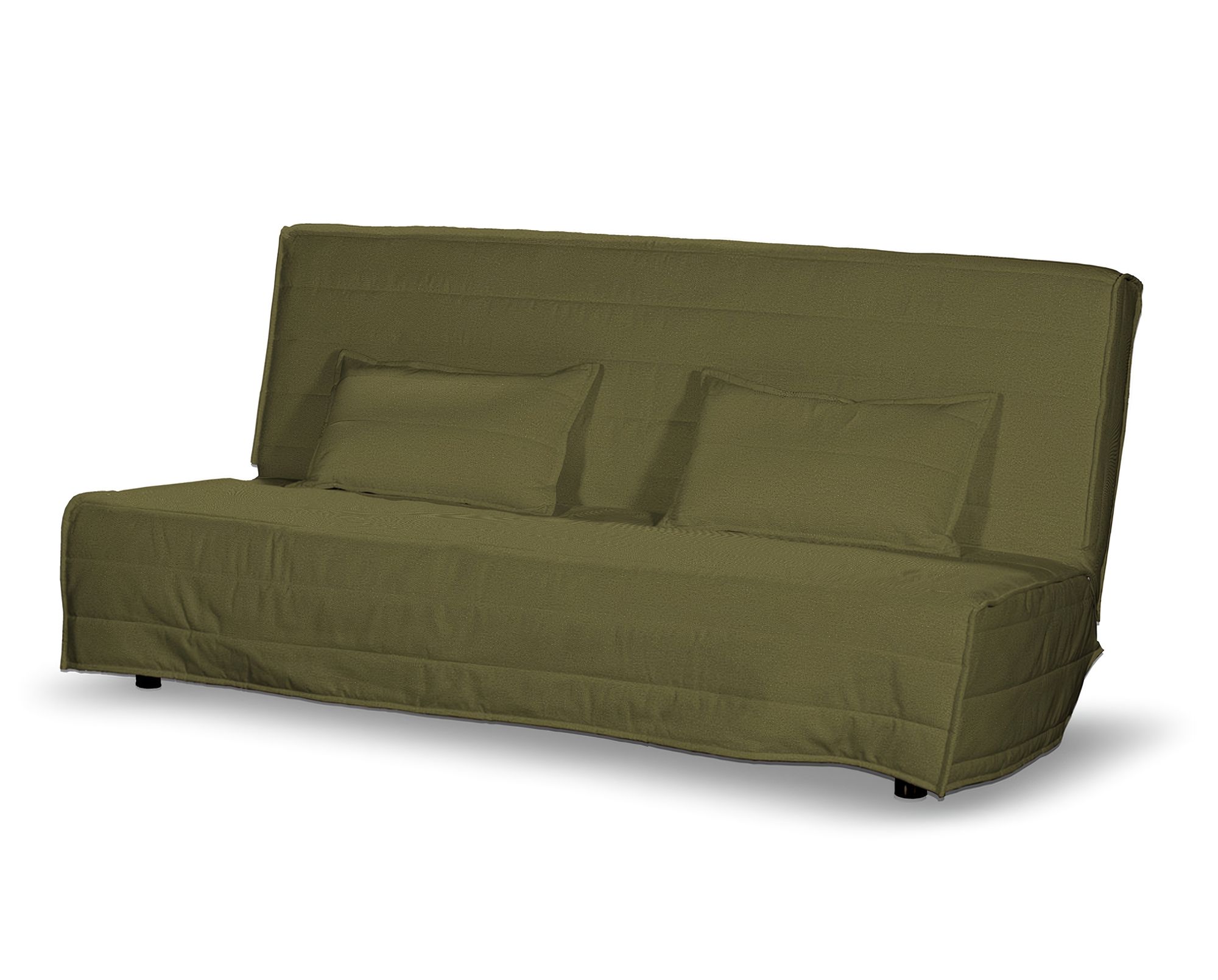 Bezug für Beddinge Sofa, lang Farbe grün Stoff strukturiert