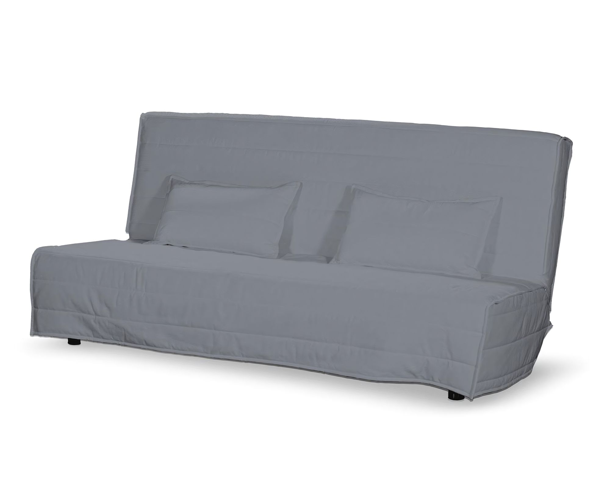 Bezug für Beddinge Sofa, lang Farbe grau