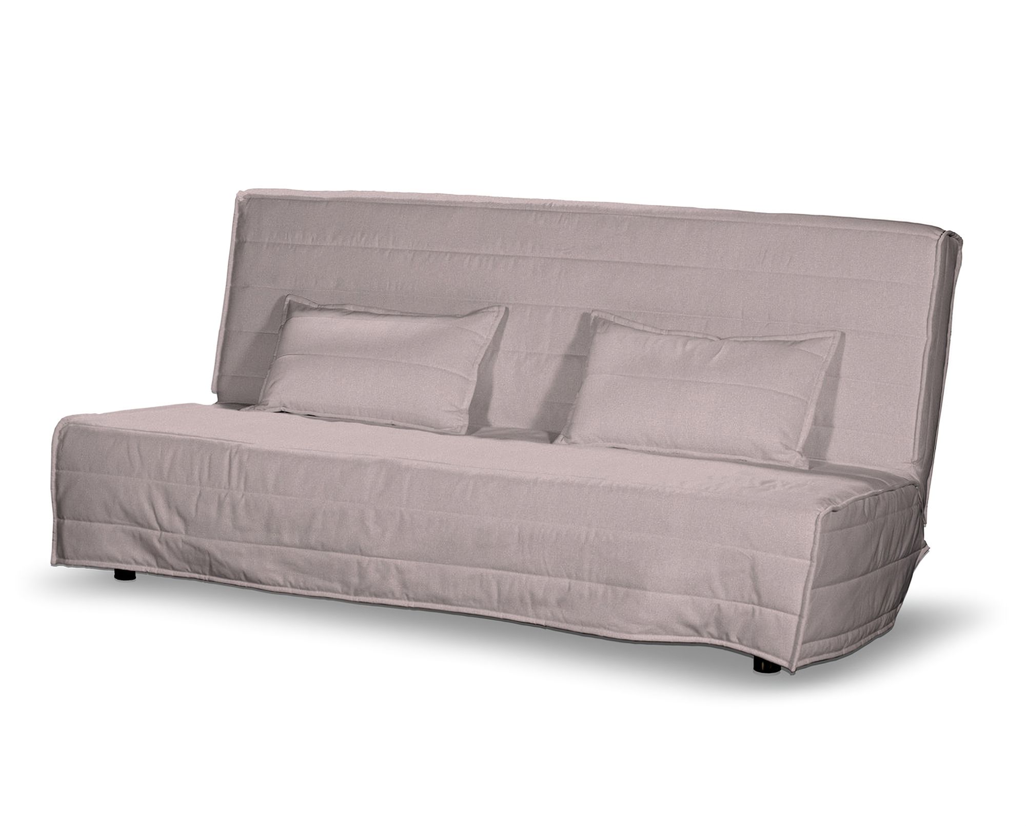 Bezug für Beddinge Sofa, lang Farbe rosa Stoff strukturiert