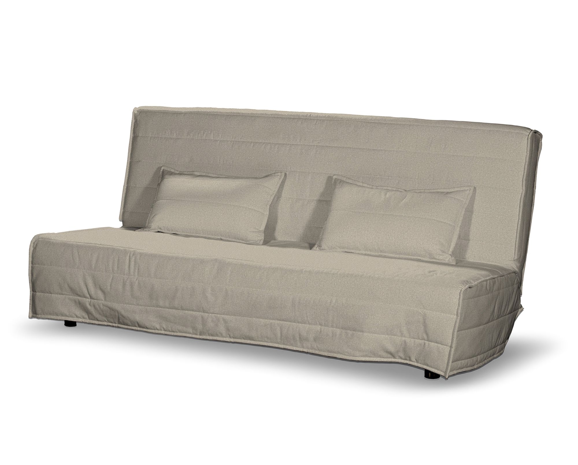 Bezug für Beddinge Sofa, lang Farbe beige Stoff strukturiert