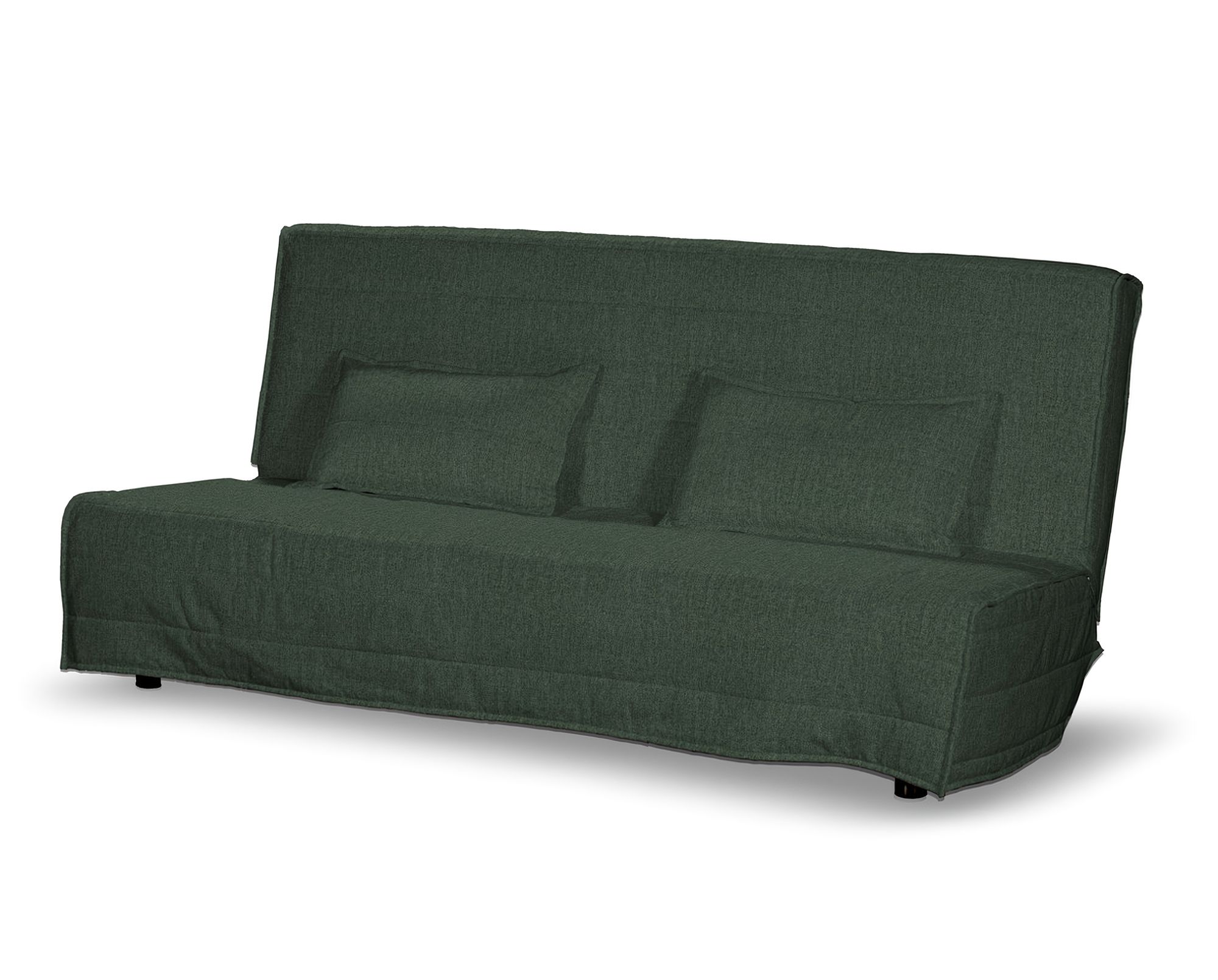 Bezug für Beddinge Sofa, lang Farbe grün Stoff strukturiert