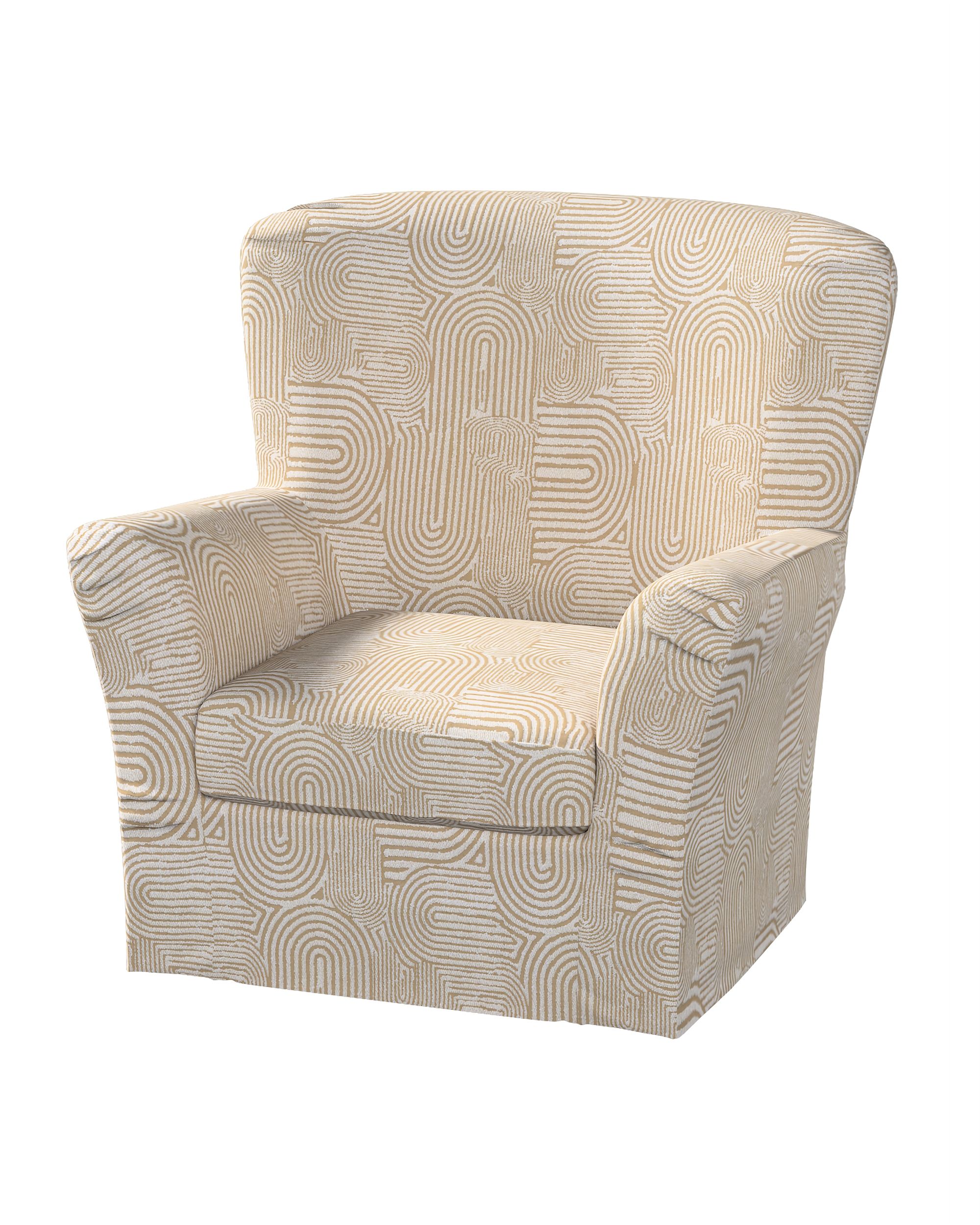 Bezug für Tomelilla Sessel Farbe beige Stoff strukturiert, gemustert