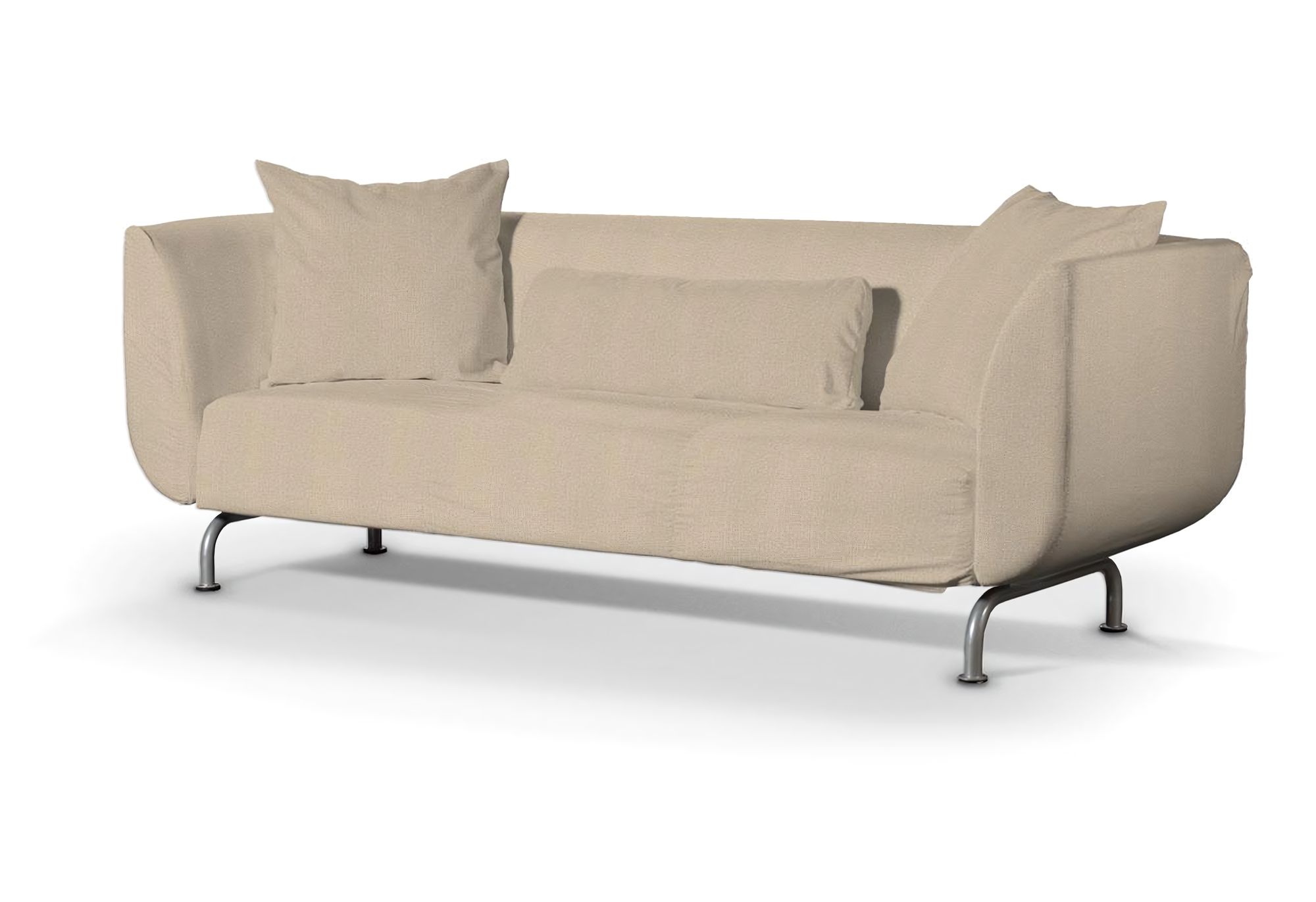 Bezug für Strömstad 3-Sitzer Sofa Farbe beige Stoff strukturiert