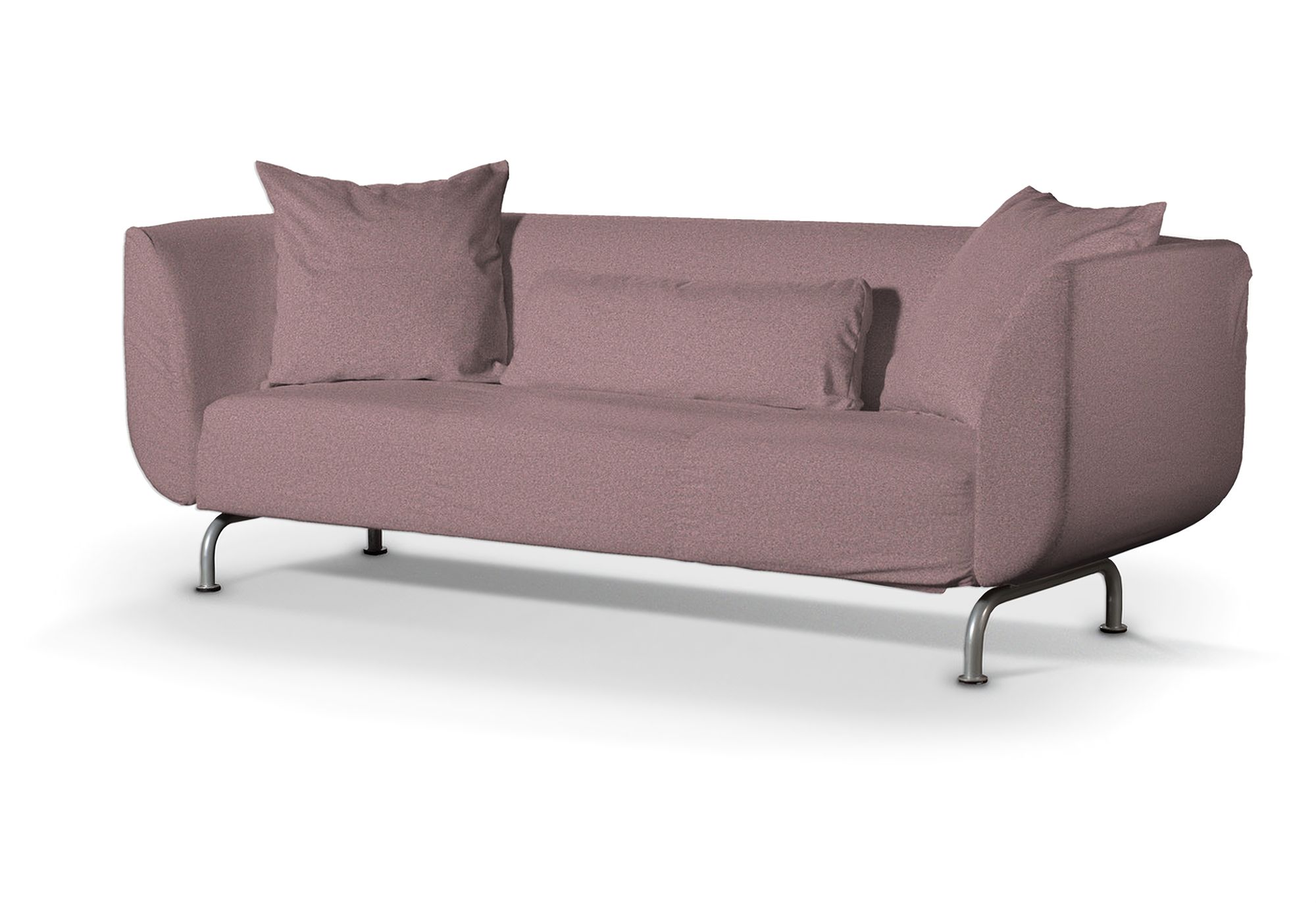Bezug für Strömstad 3-Sitzer Sofa Farbe rosa Stoff strukturiert
