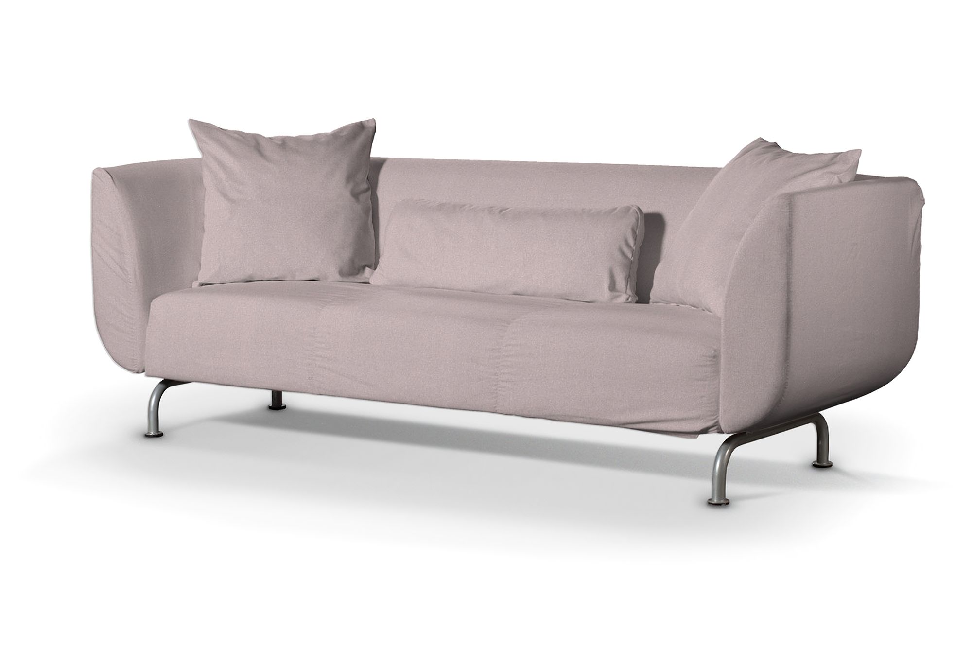 Bezug für Strömstad 3-Sitzer Sofa Farbe rosa Stoff strukturiert