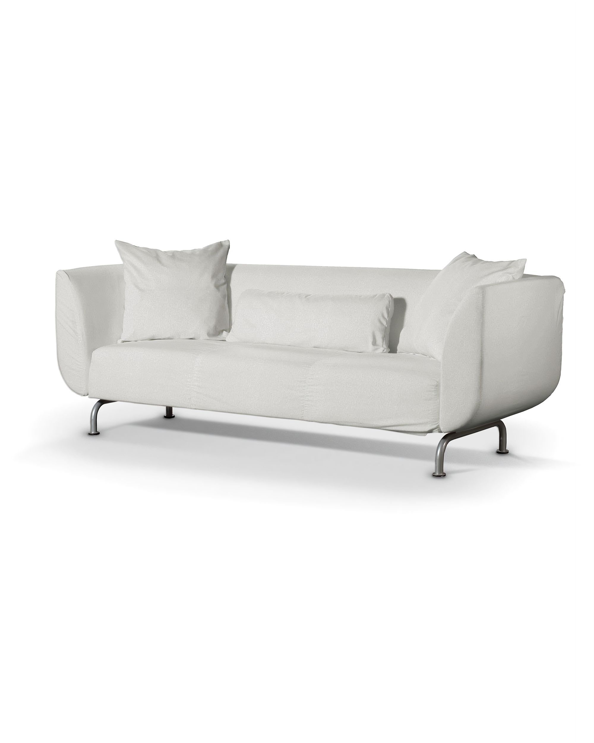 Bezug für Strömstad 3-Sitzer Sofa Farbe creme Stoff strukturiert