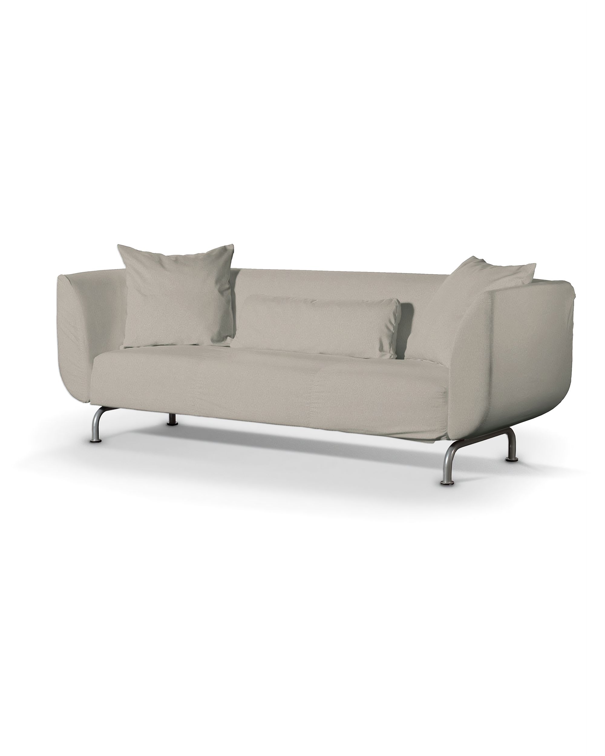 Bezug für Strömstad 3-Sitzer Sofa Farbe beige Stoff strukturiert