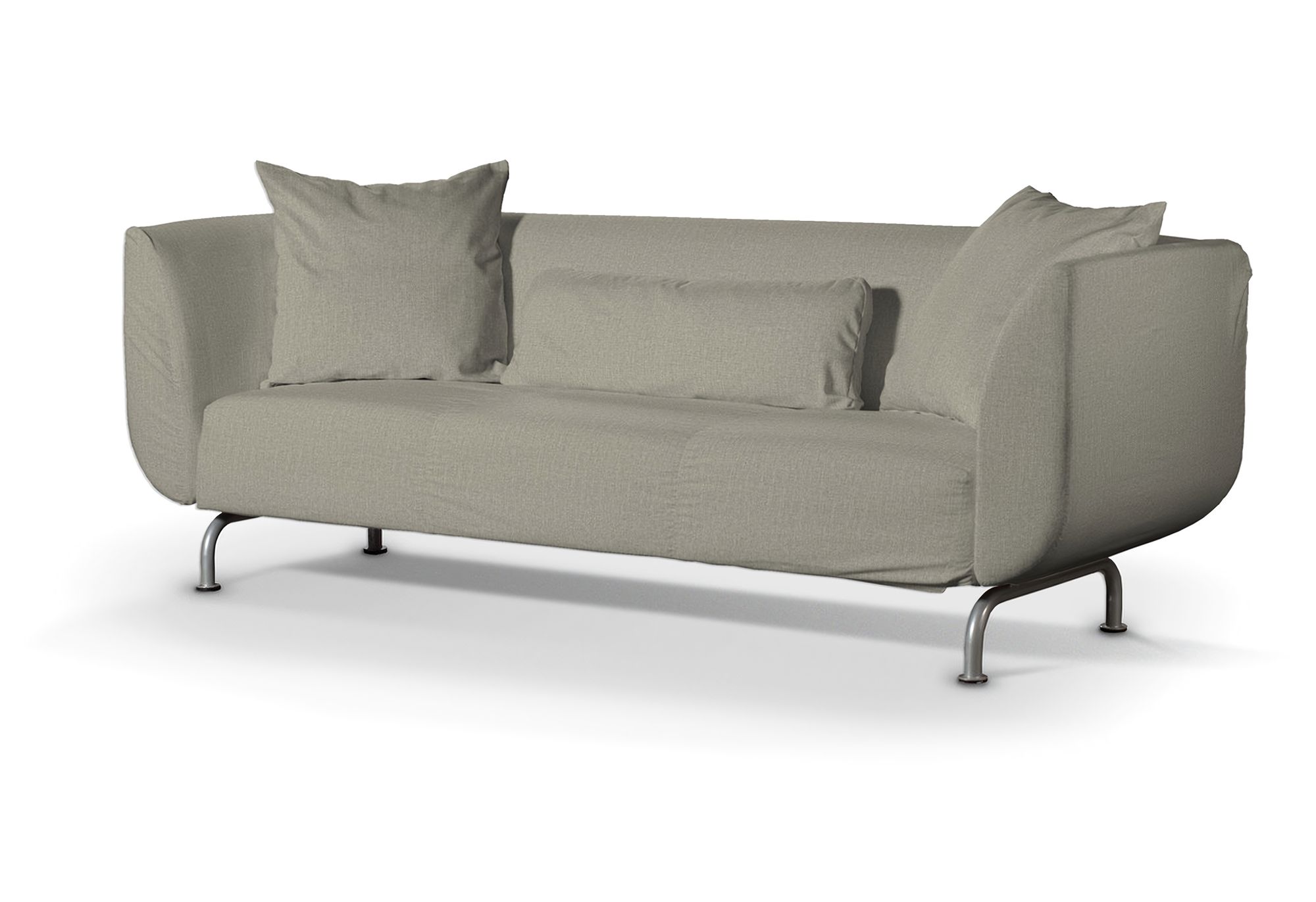 Bezug für Strömstad 3-Sitzer Sofa Farbe beige Stoff strukturiert