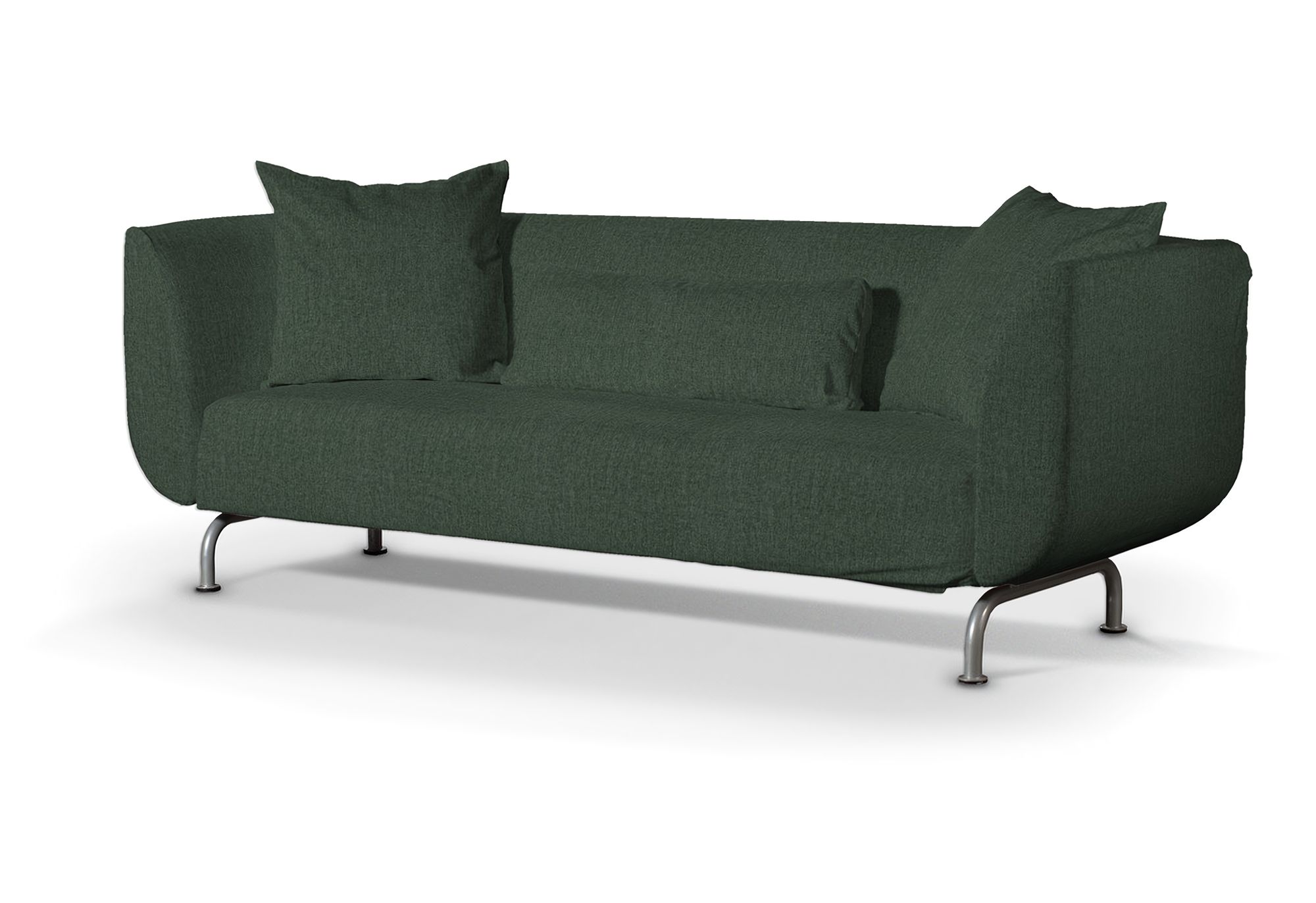 Bezug für Strömstad 3-Sitzer Sofa Farbe grün Stoff strukturiert