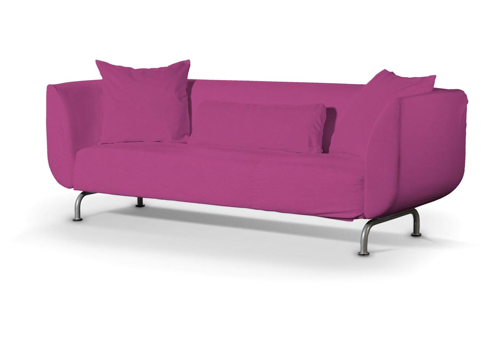 Bezug für Strömstad 3-Sitzer Sofa Farbe rosa Stoff strukturiert