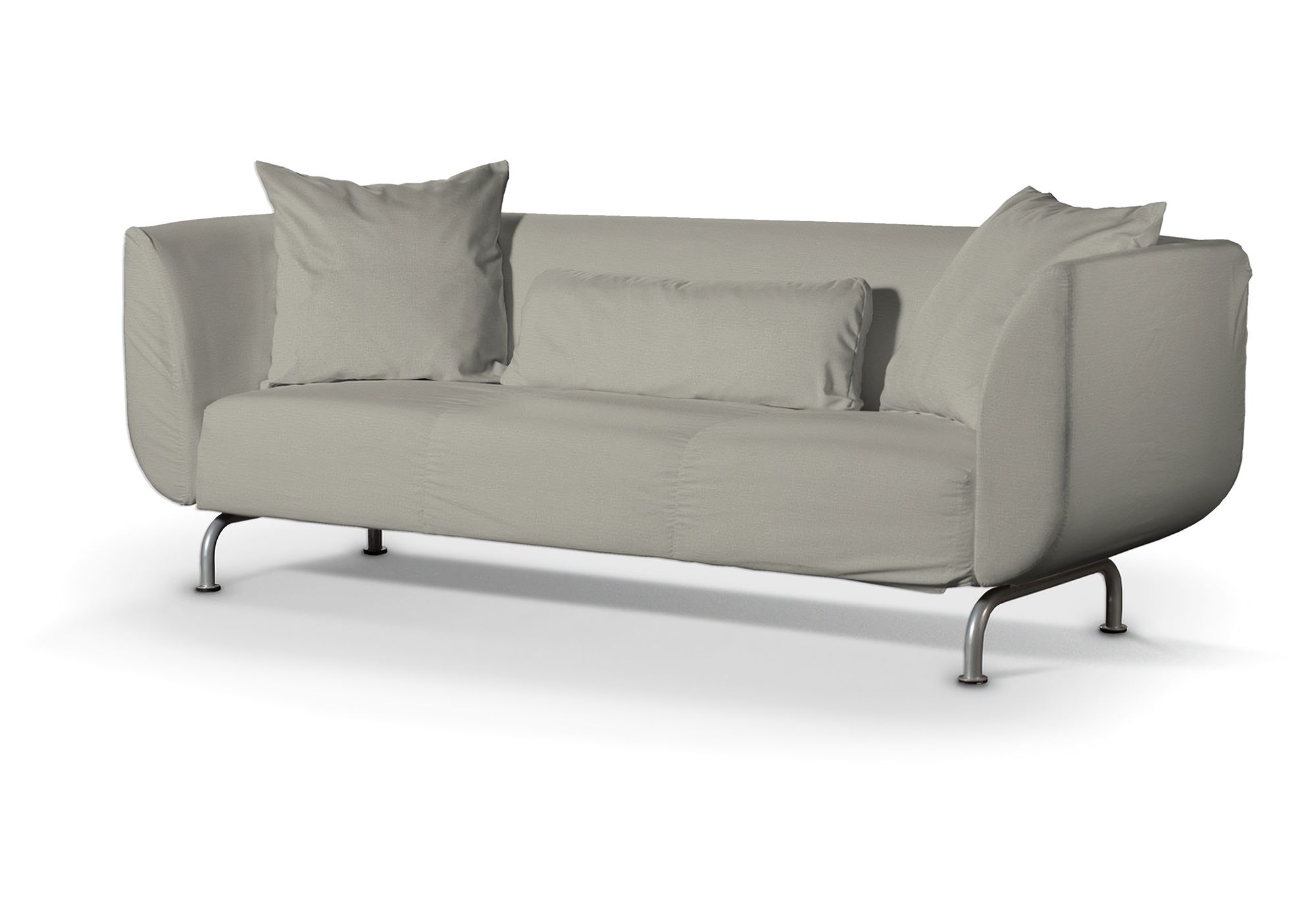 Bezug für Strömstad 3-Sitzer Sofa Farbe grün Stoff samt